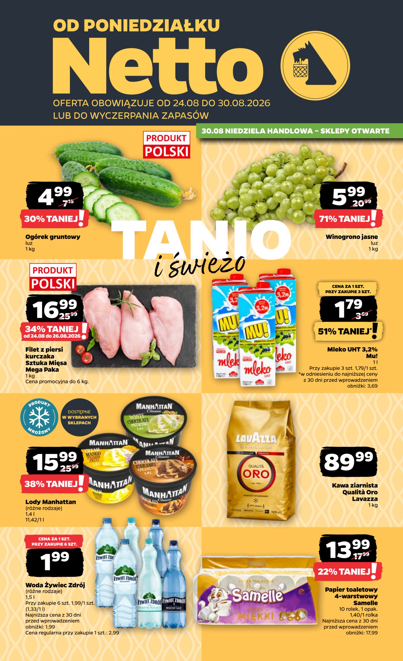 netto - Nowa gazetka Netto ważna od 24.08.2026 do 30.08.2026