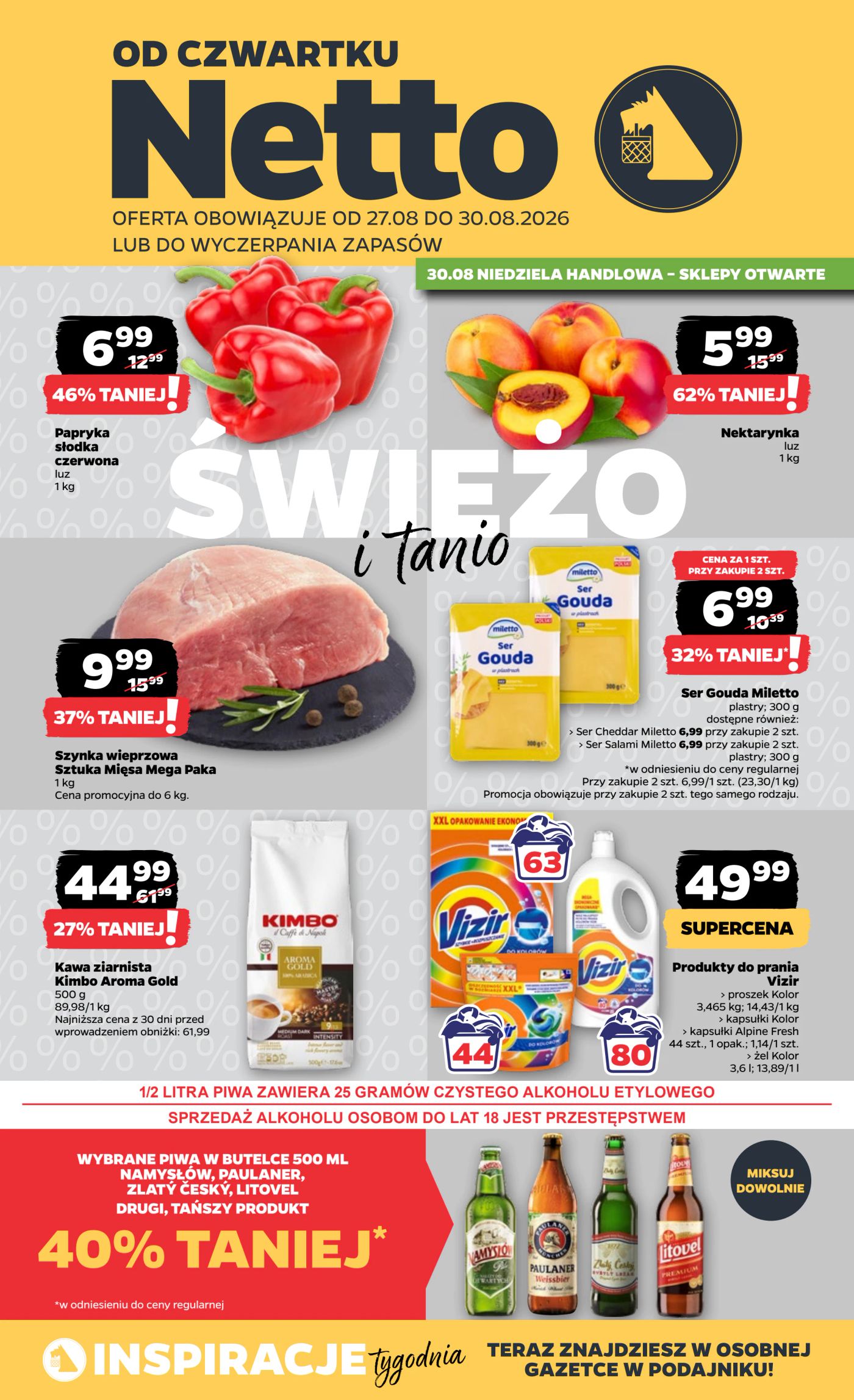 netto - Nowa gazetka Netto - Food ważna od 27.08.2026 do 30.08.2026