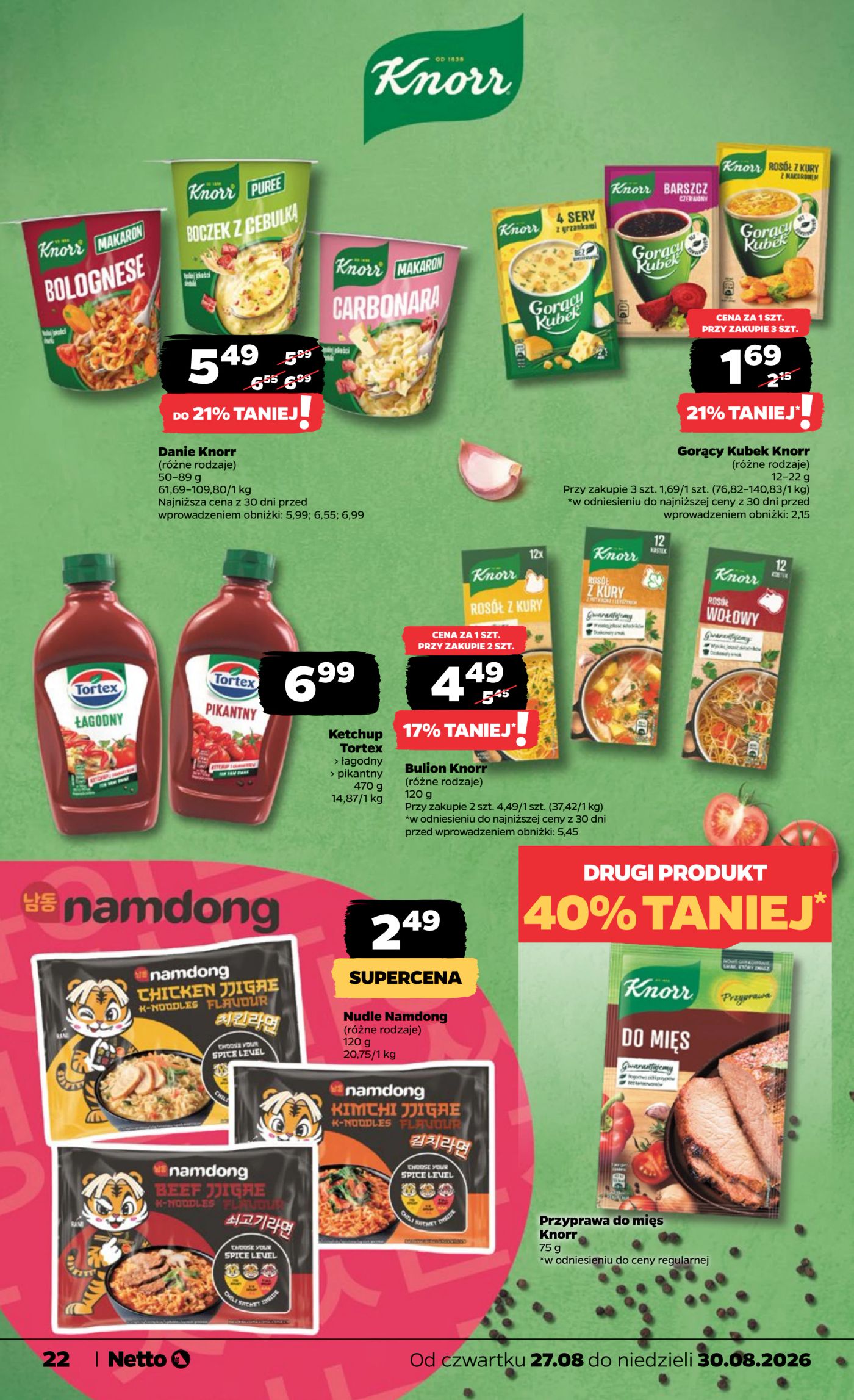 netto - Nowa gazetka Netto - Food ważna od 27.08.2026 do 30.08.2026 - page: 22