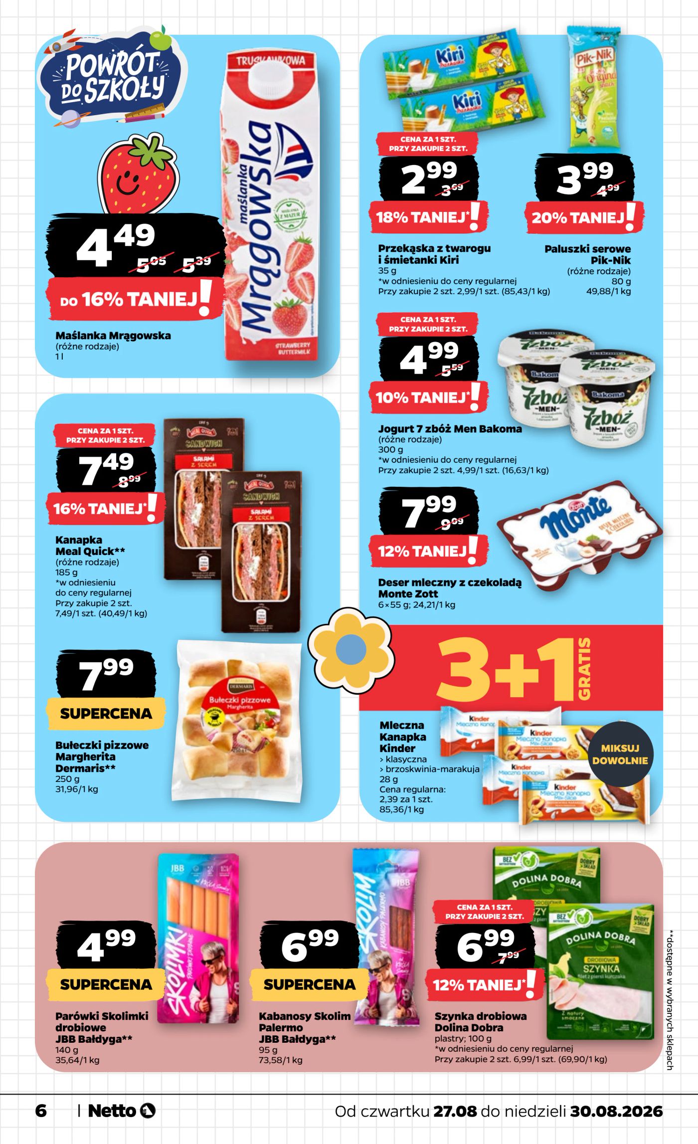 netto - Nowa gazetka Netto - Food ważna od 27.08.2026 do 30.08.2026 - page: 6