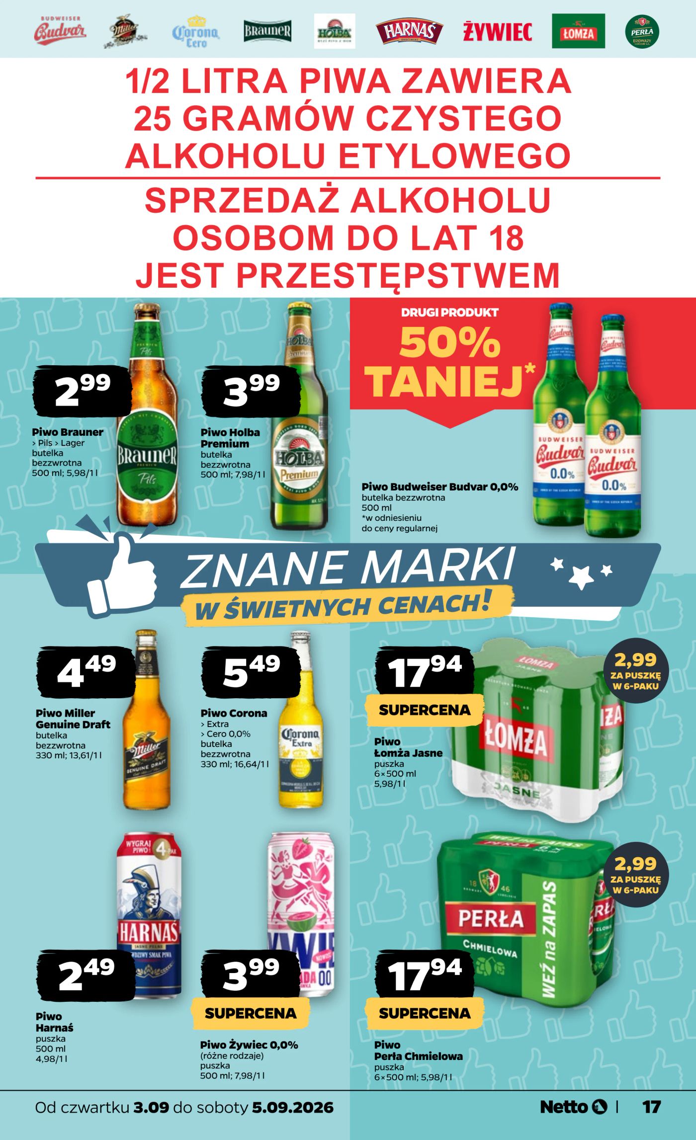 netto - Nowa gazetka Netto ważna od 03.09.2026 do 05.09.2026 - page: 17