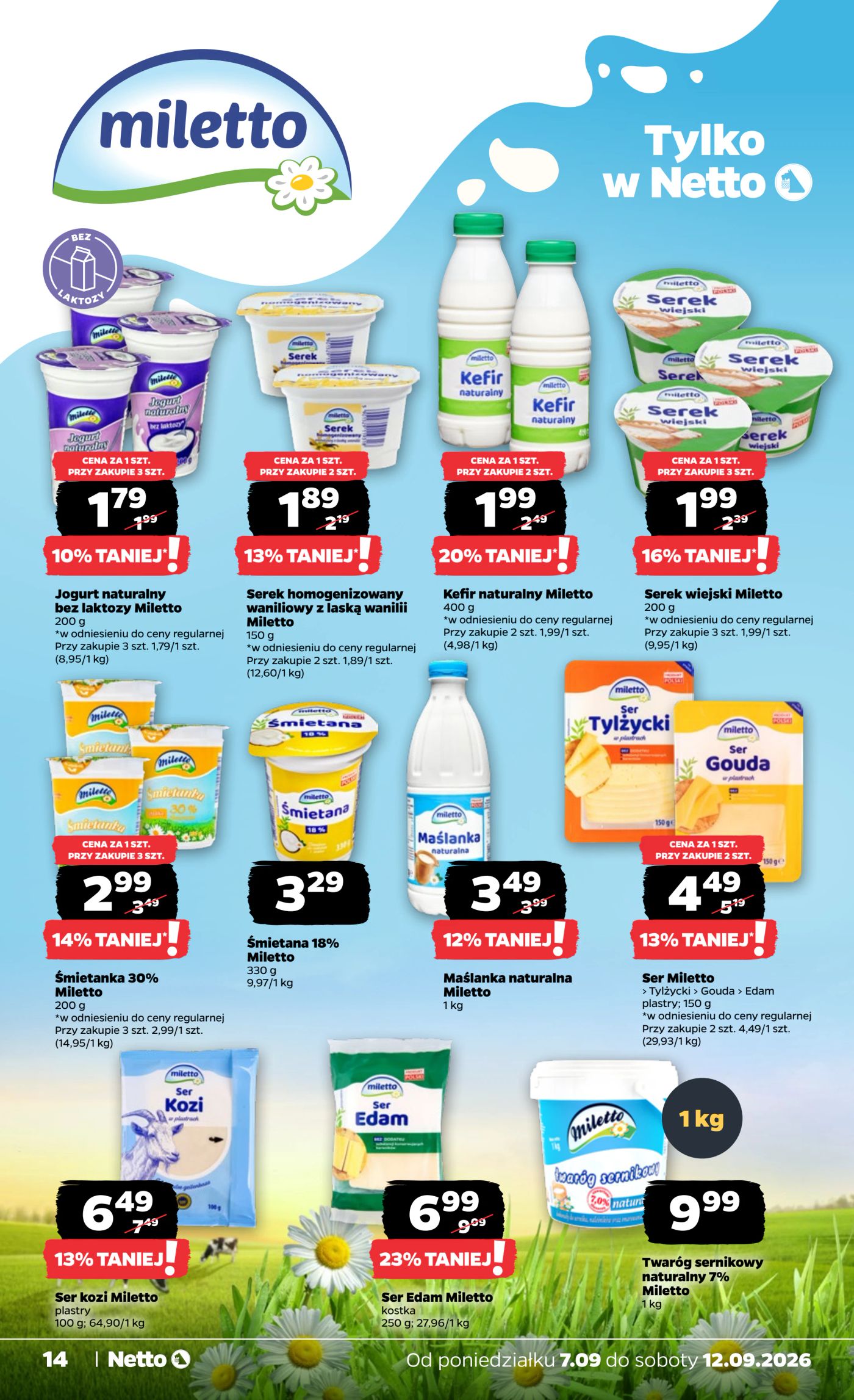 netto - Nowa gazetka Netto ważna od 07.09.2026 do 12.09.2026 - page: 14