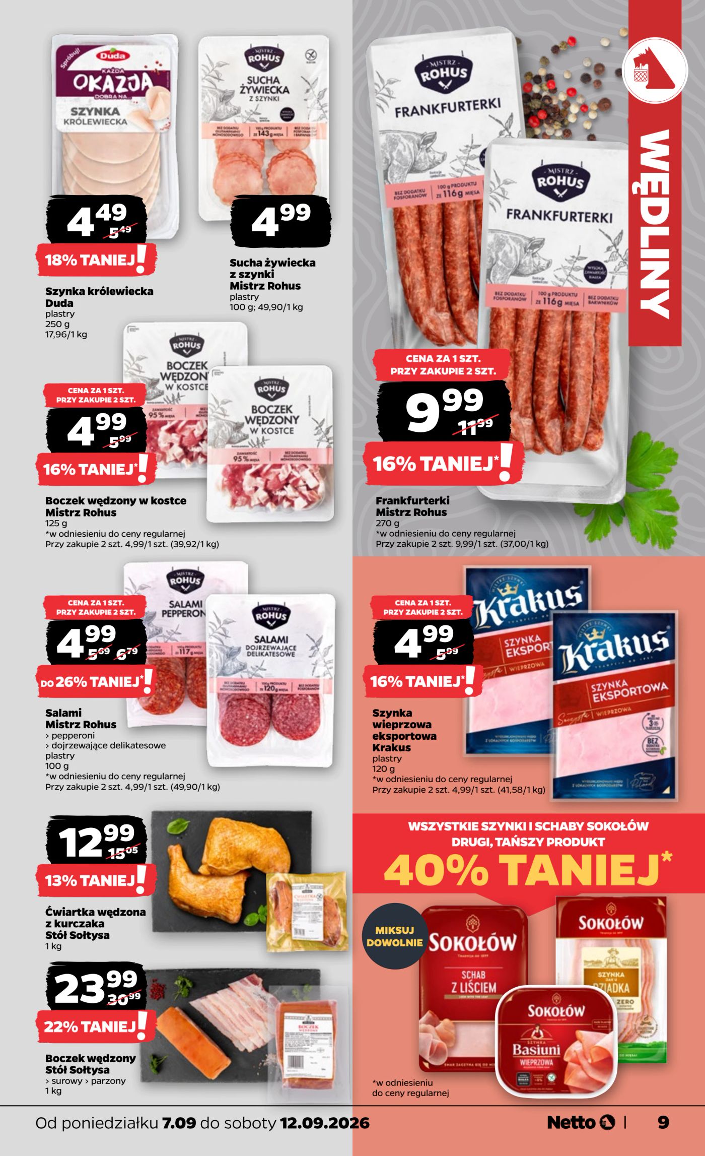netto - Nowa gazetka Netto ważna od 07.09.2026 do 12.09.2026 - page: 9