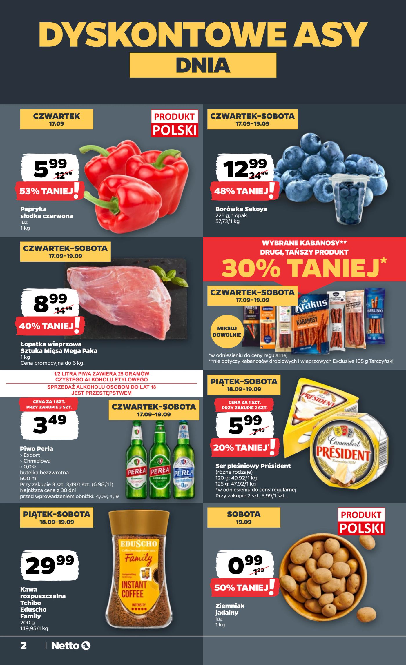 netto - Nowa gazetka Netto - Food ważna od 17.09.2026 do 19.09.2026 - page: 2