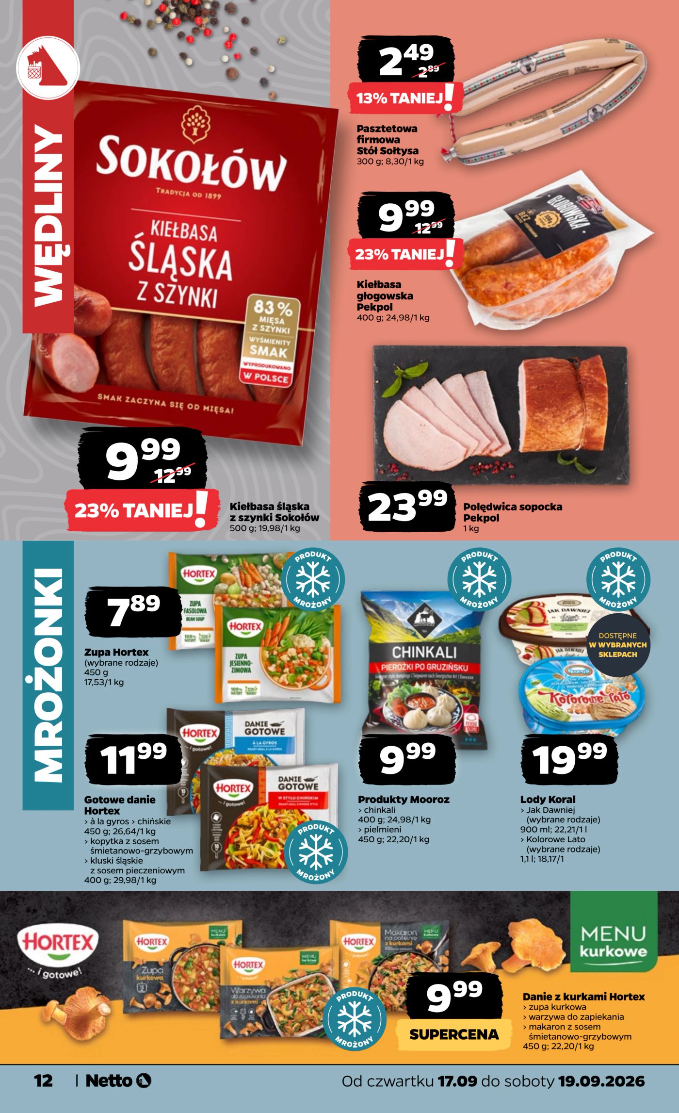 netto - Nowa gazetka Netto - Food ważna od 17.09.2026 do 19.09.2026 - page: 12