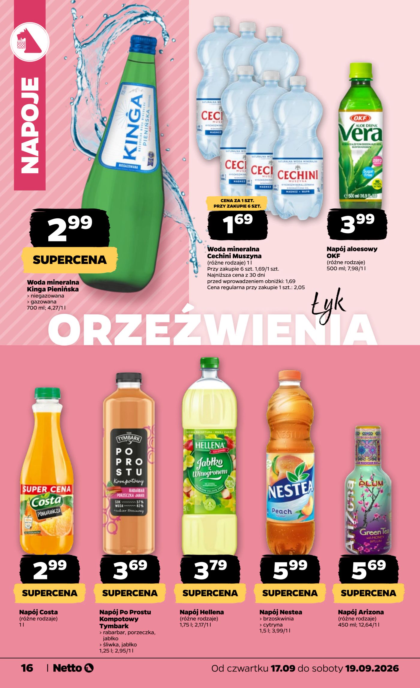 netto - Nowa gazetka Netto - Food ważna od 17.09.2026 do 19.09.2026 - page: 16