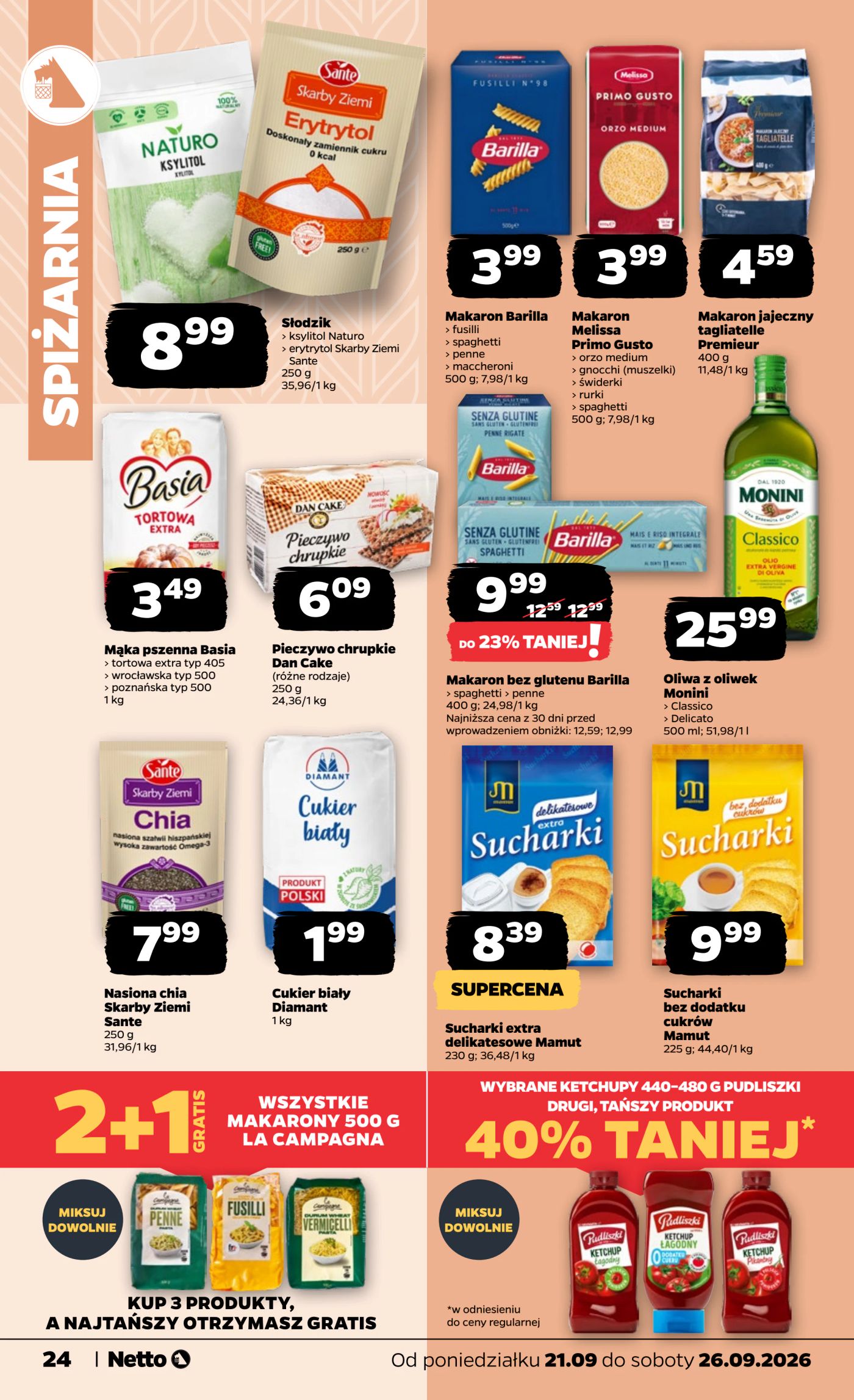 netto - Nowa gazetka Netto - Food ważna od 21.09.2026 do 26.09.2026 - page: 24