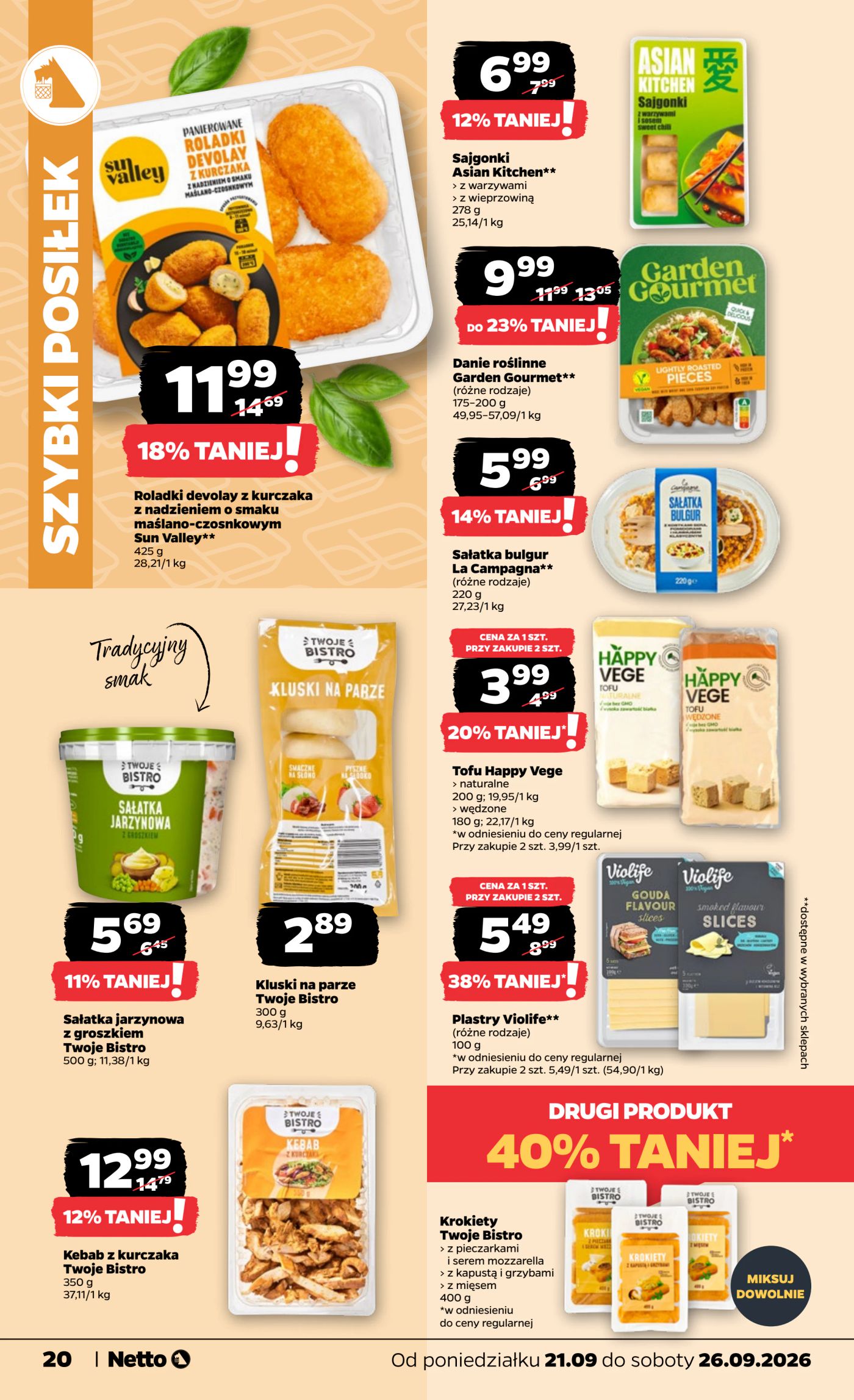netto - Nowa gazetka Netto - Food ważna od 21.09.2026 do 26.09.2026 - page: 20