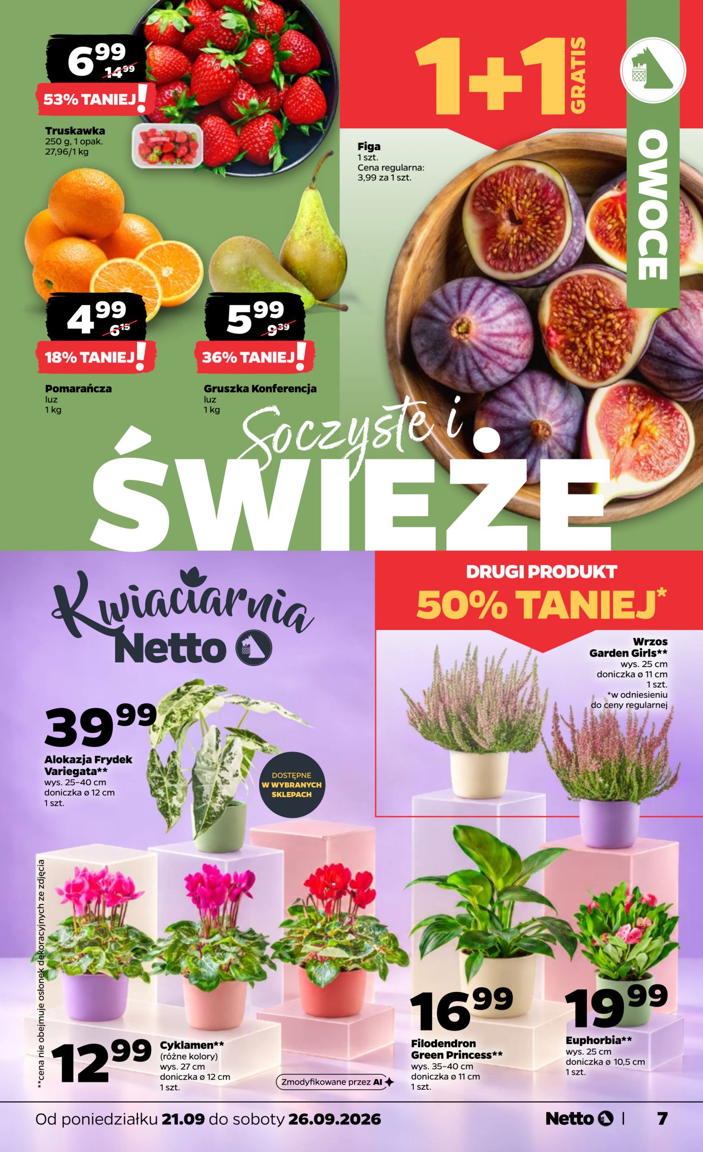 netto - Nowa gazetka Netto - Food ważna od 21.09.2026 do 26.09.2026 - page: 7