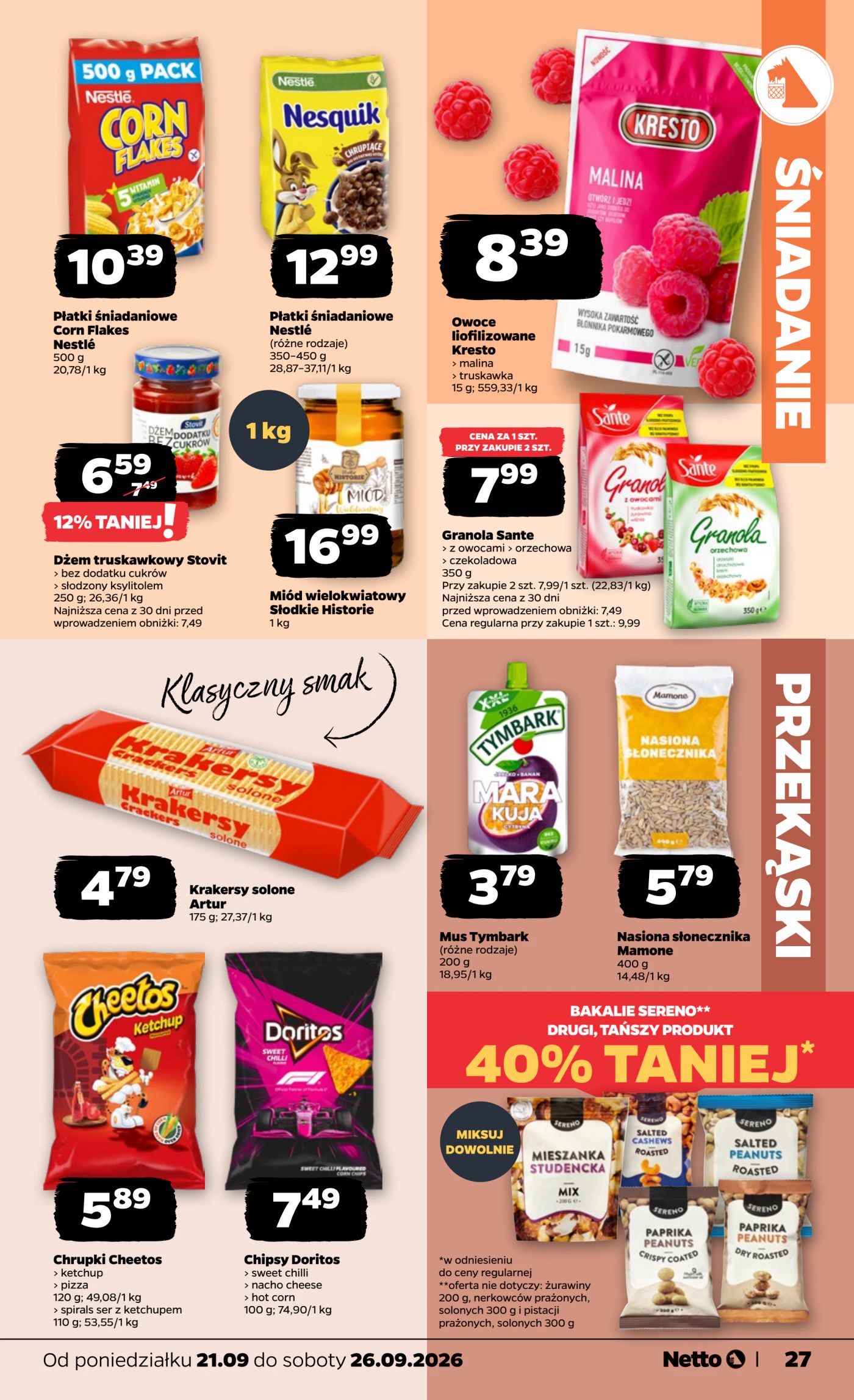 netto - Nowa gazetka Netto - Food ważna od 21.09.2026 do 26.09.2026 - page: 27