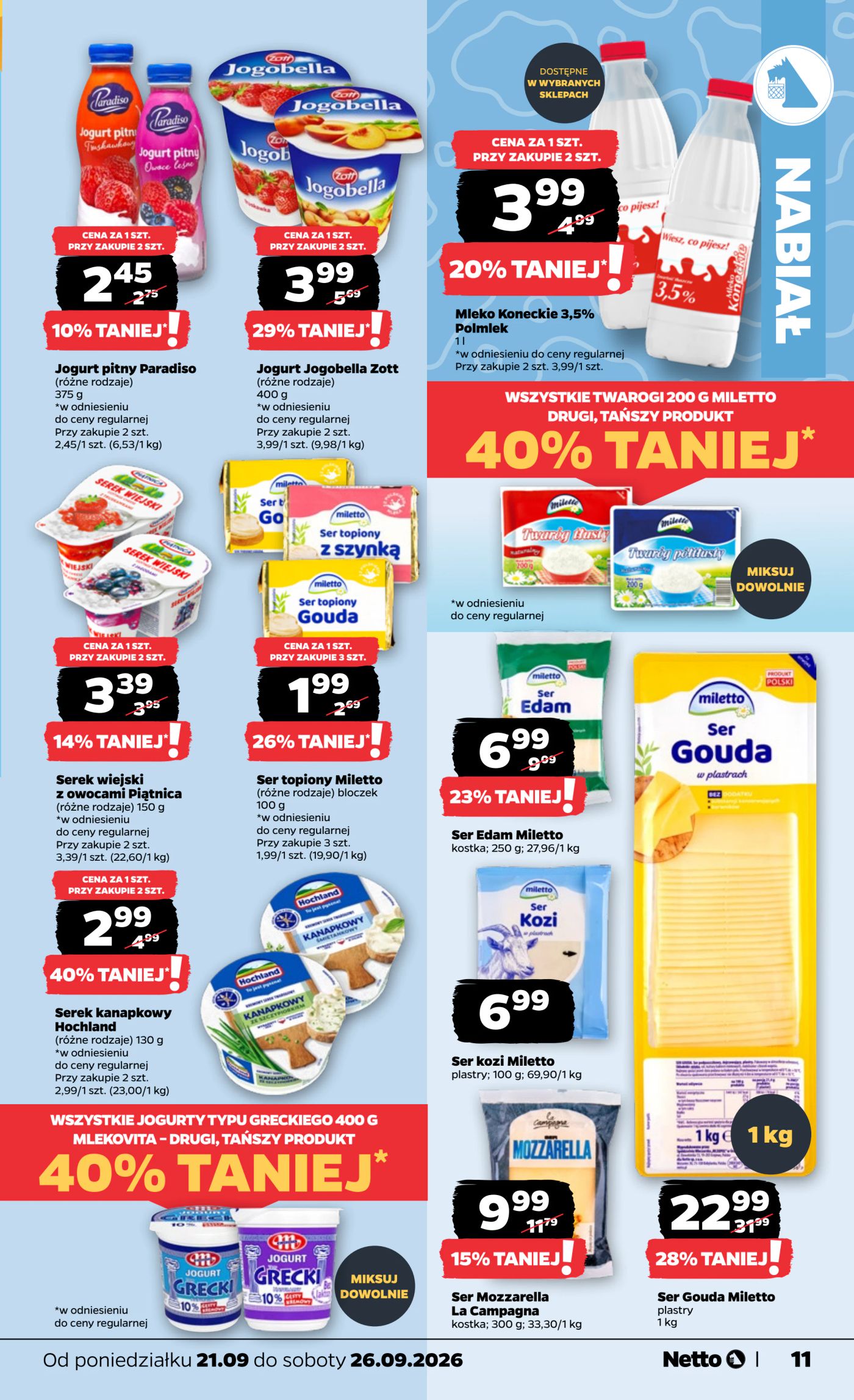 netto - Nowa gazetka Netto - Food ważna od 21.09.2026 do 26.09.2026 - page: 11