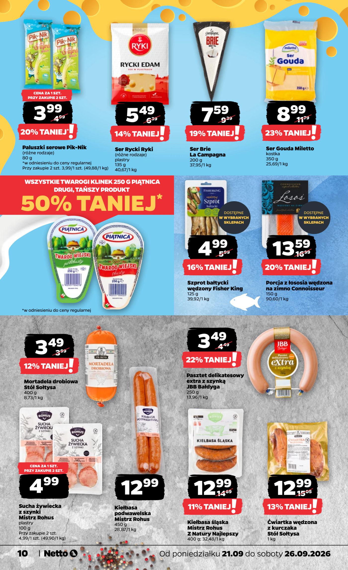 netto - Nowa gazetka Netto - Food ważna od 21.09.2026 do 26.09.2026 - page: 10