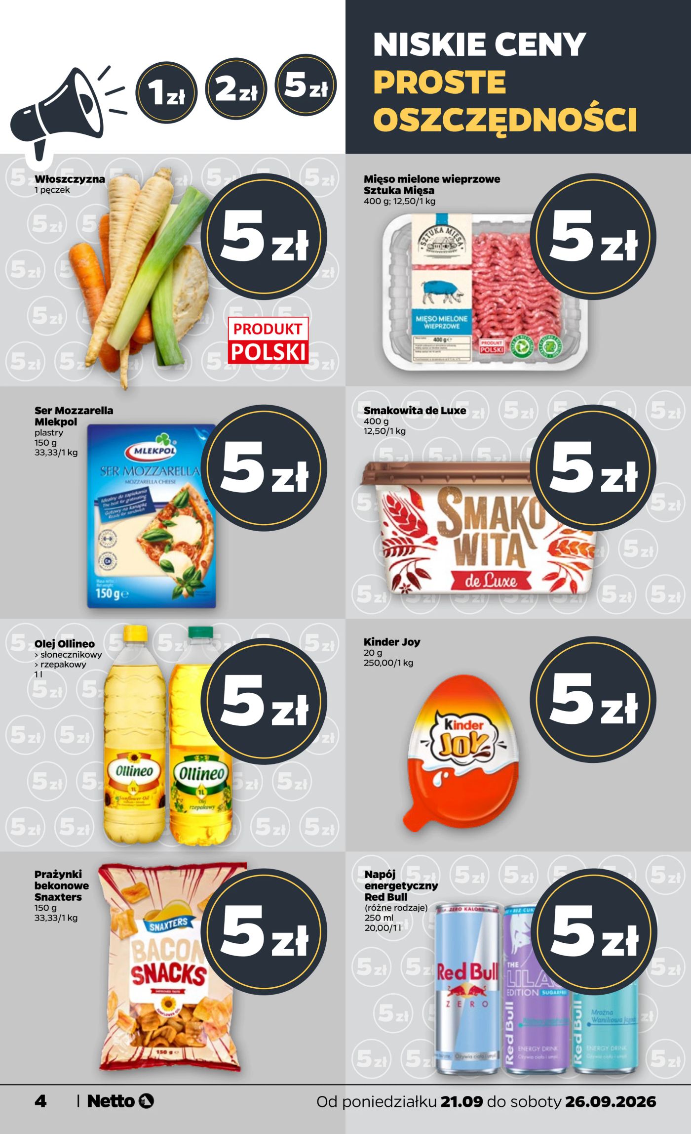 netto - Nowa gazetka Netto - Food ważna od 21.09.2026 do 26.09.2026 - page: 4