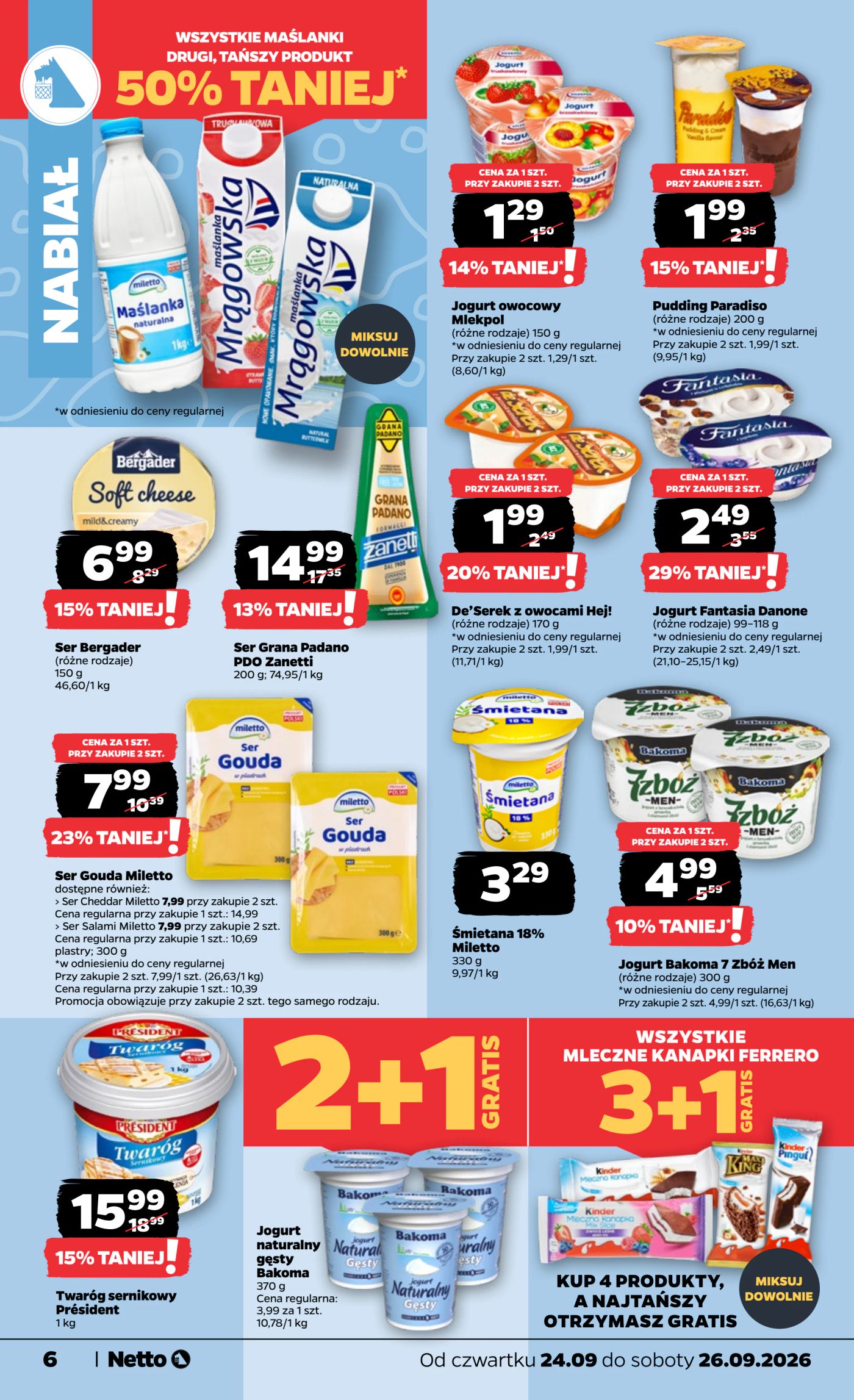 netto - Nowa gazetka Netto - Food ważna od 24.09.2026 do 26.09.2026 - page: 6