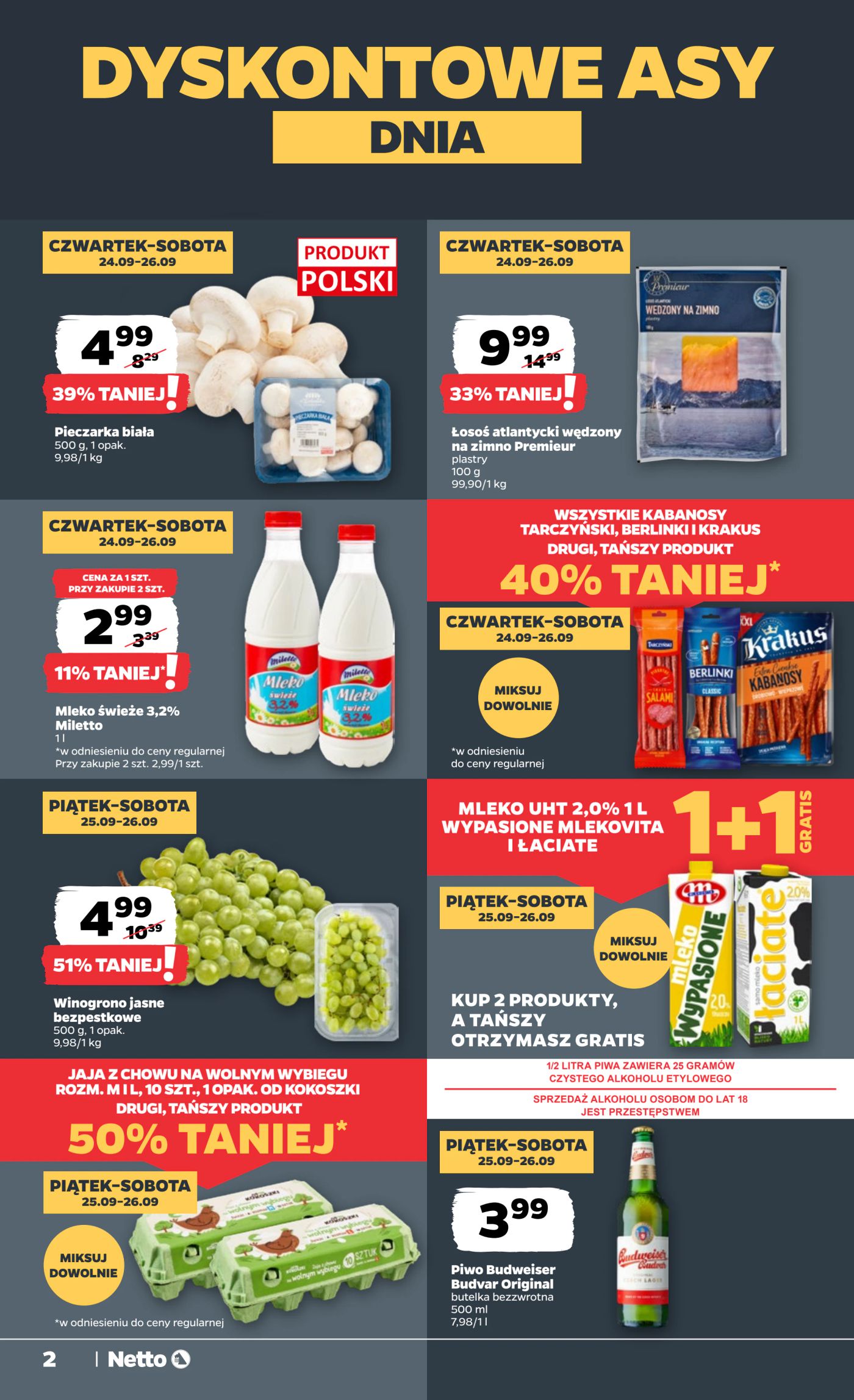 netto - Nowa gazetka Netto - Food ważna od 24.09.2026 do 26.09.2026 - page: 2