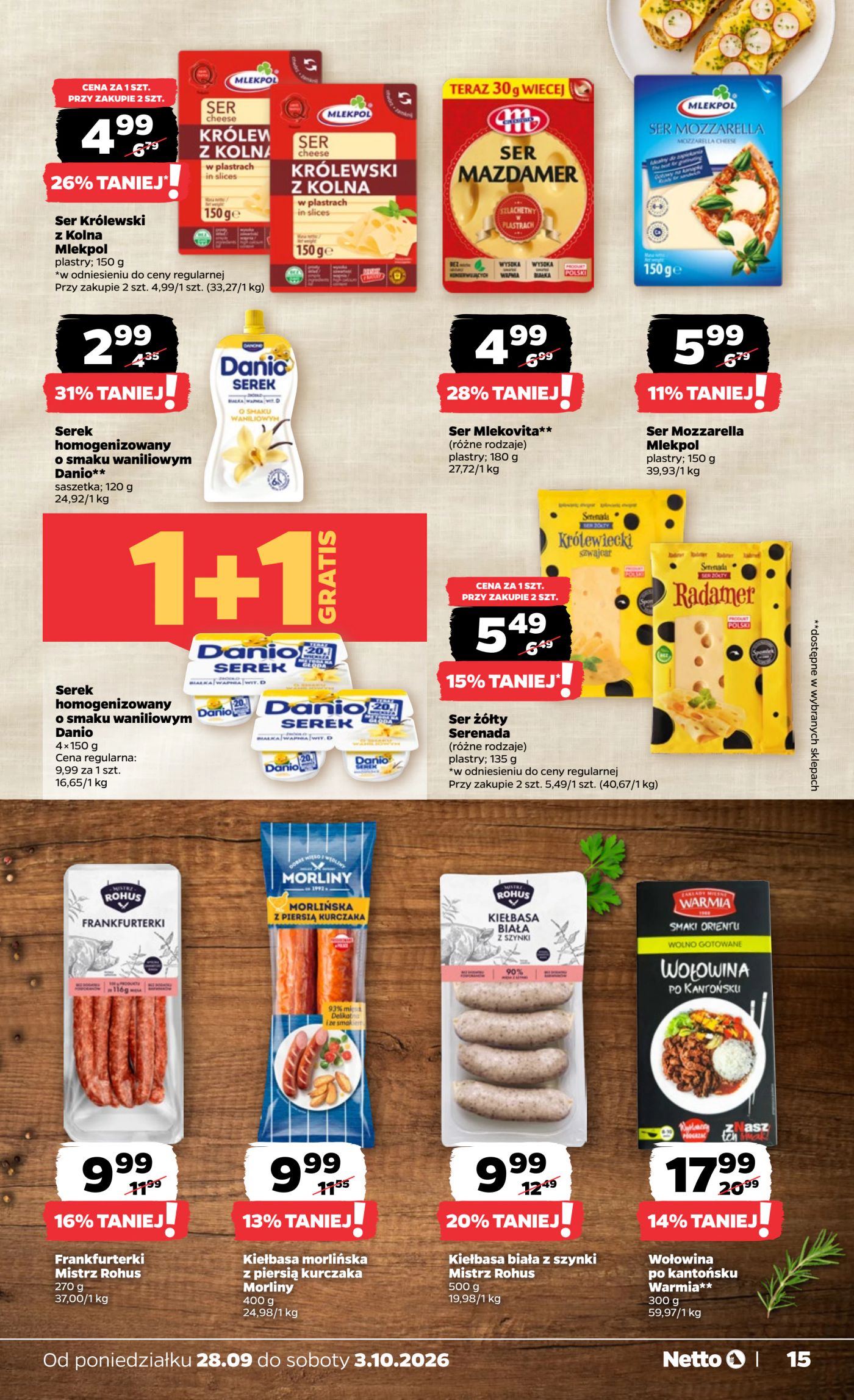 netto - Nowa gazetka Netto ważna od 28.09.2026 do 03.10.2026 - page: 15