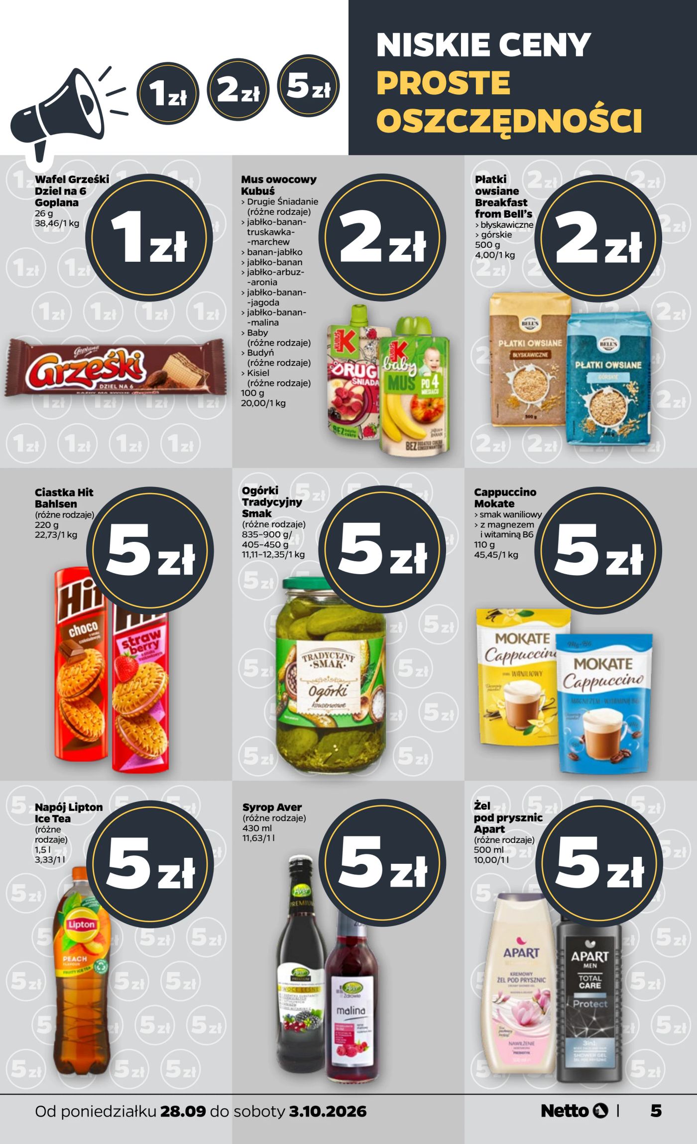netto - Nowa gazetka Netto ważna od 28.09.2026 do 03.10.2026 - page: 5