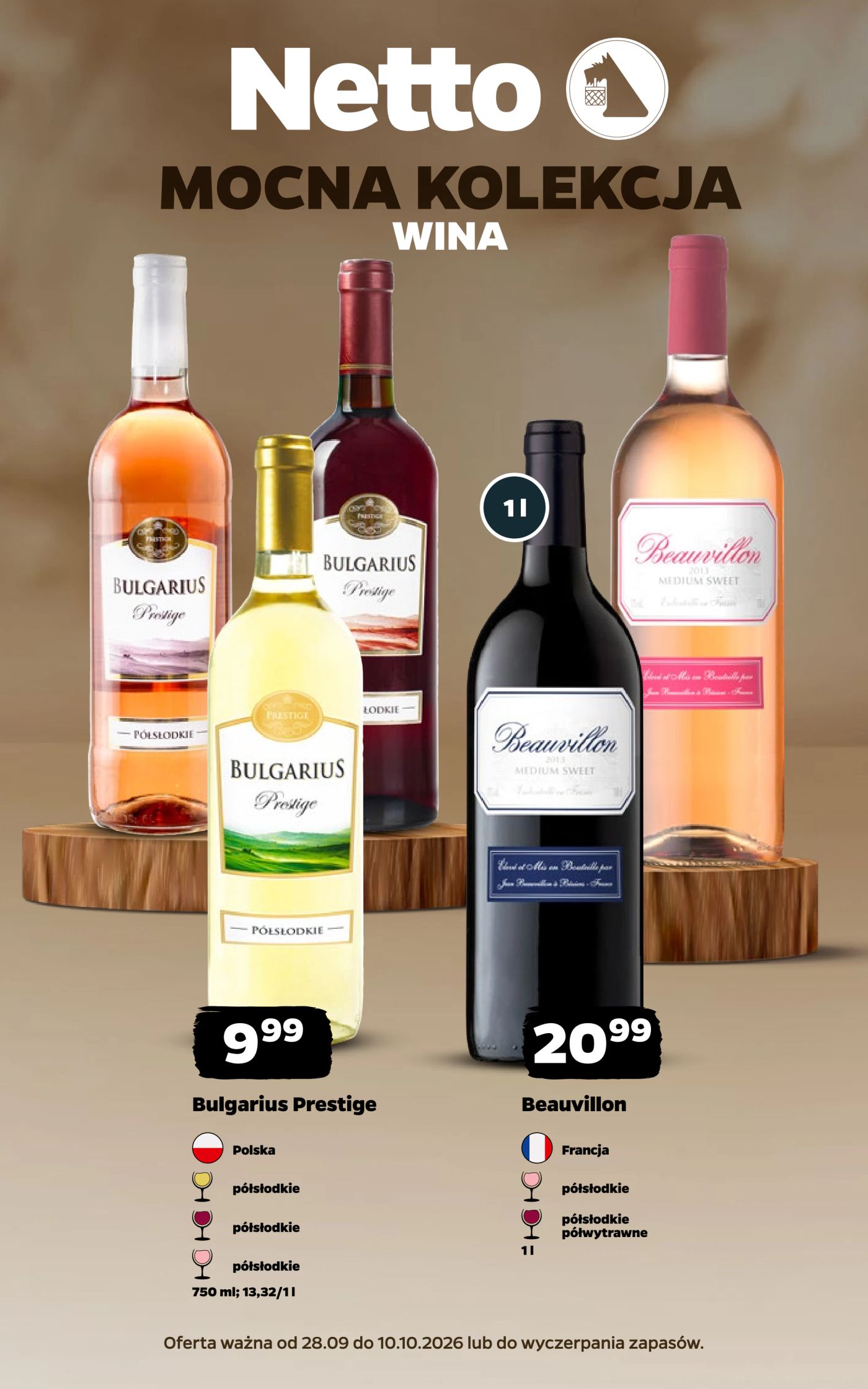 netto - Aktualna gazetka Netto - Wina ważna od 28.09.2026 do 10.10.2026