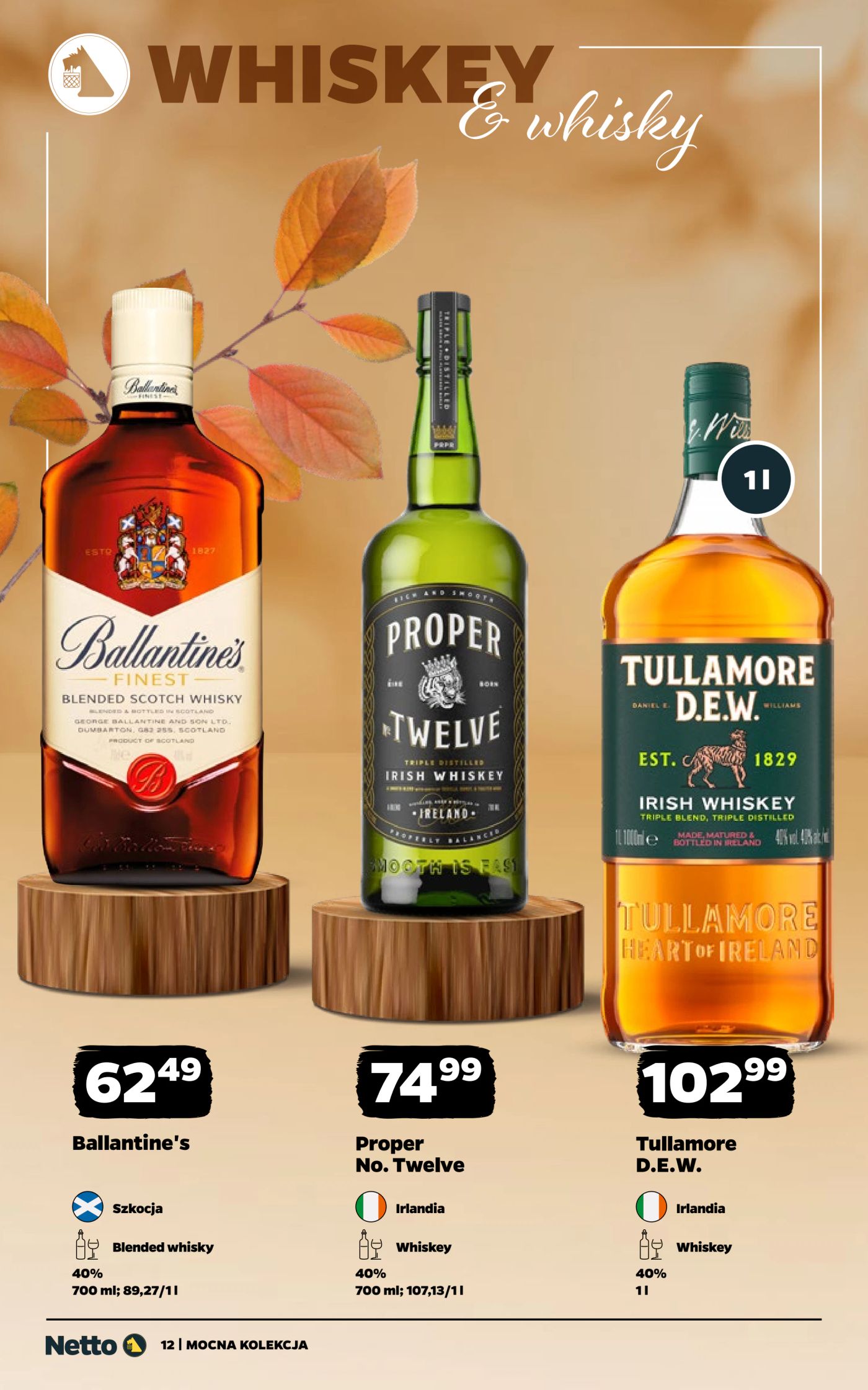 netto - Aktualna gazetka Netto - Mocne alkohole ważna od 28.09.2026 do 10.10.2026 - page: 12