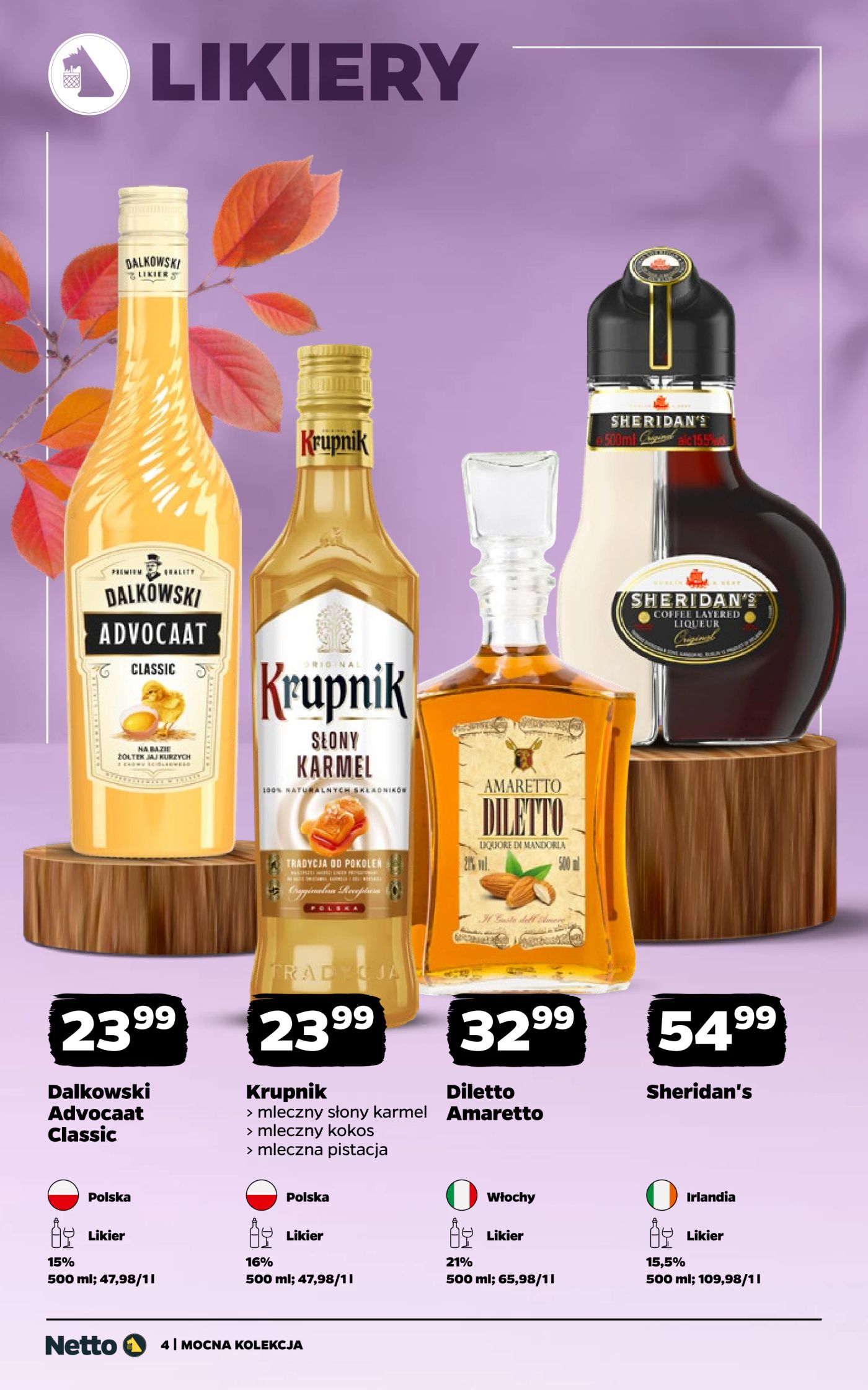 netto - Aktualna gazetka Netto - Mocne alkohole ważna od 28.09.2026 do 10.10.2026 - page: 4