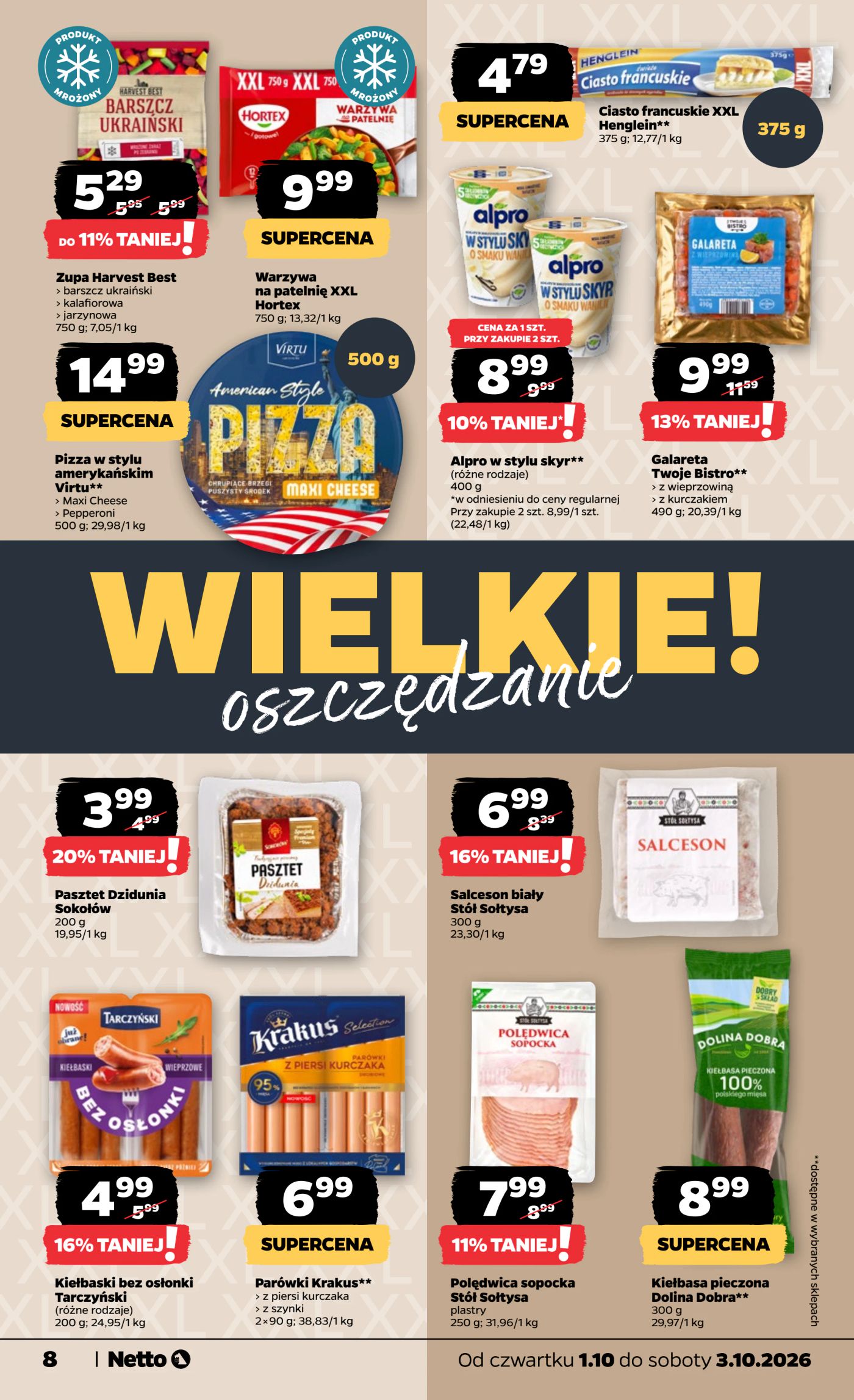 netto - Nowa gazetka Netto - Food ważna od 01.10.2026 do 03.10.2026 - page: 8