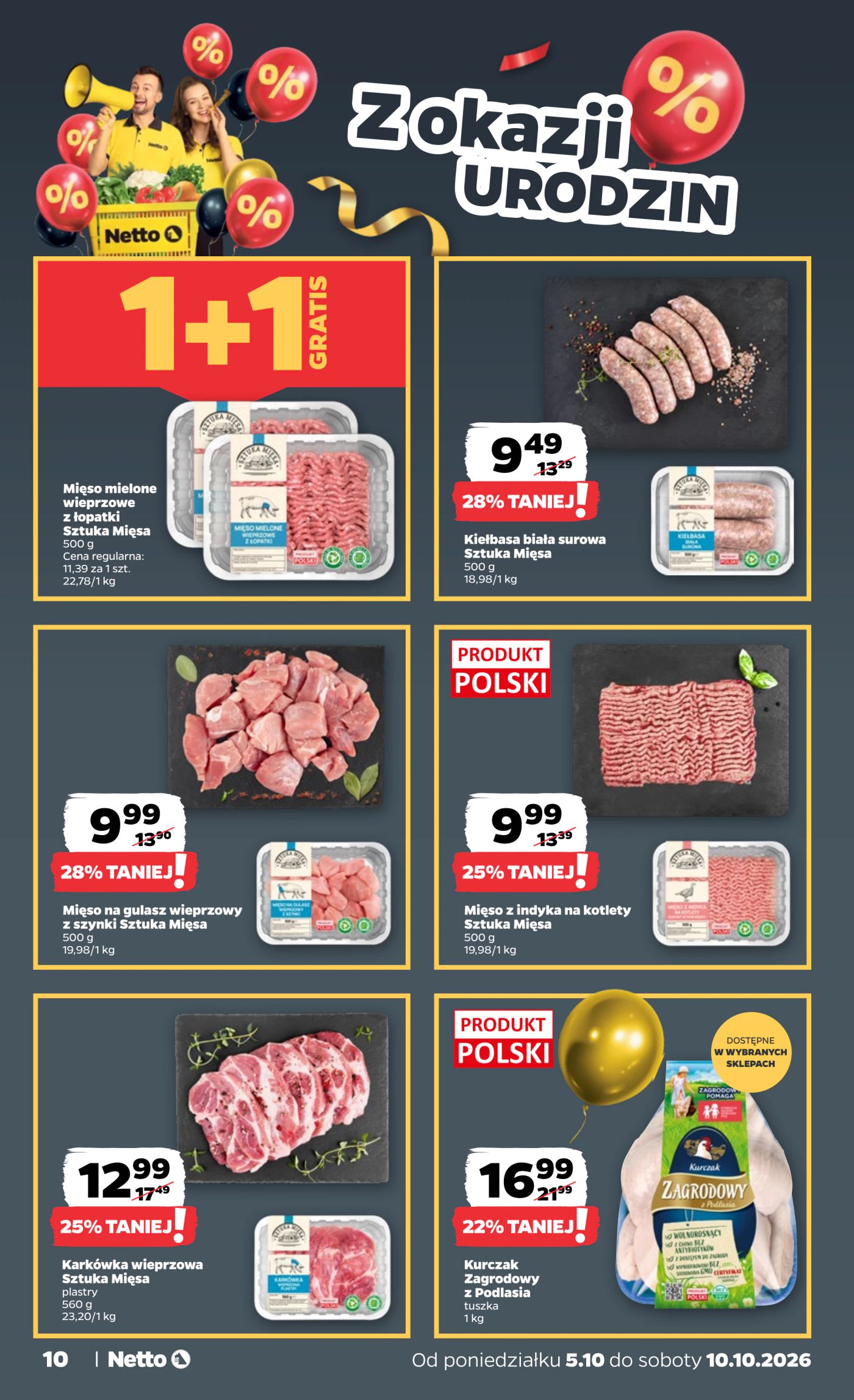 netto - Nowa gazetka Netto - Food ważna od 05.10.2026 do 10.10.2026 - page: 10