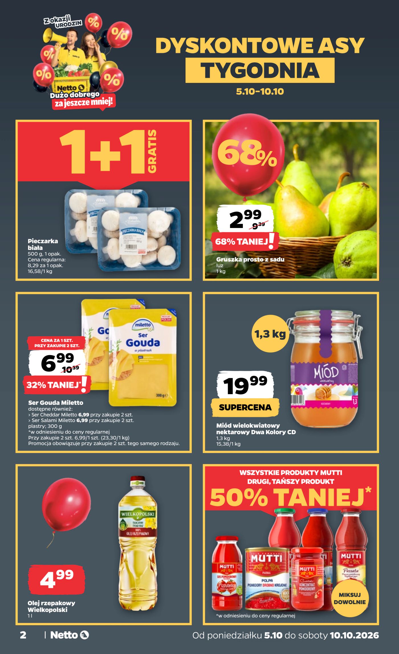 netto - Nowa gazetka Netto - Food ważna od 05.10.2026 do 10.10.2026 - page: 2