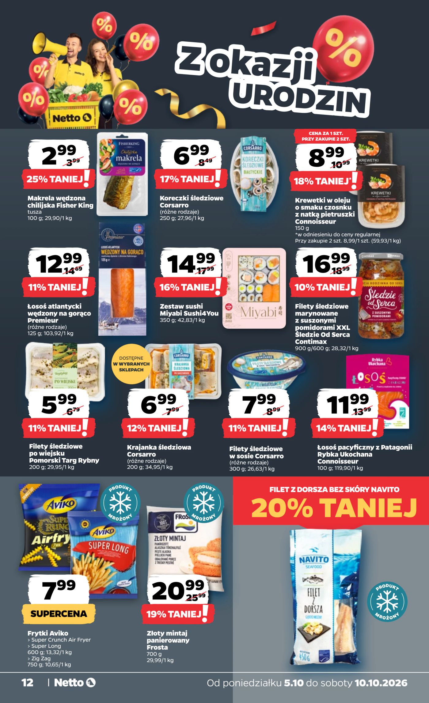 netto - Nowa gazetka Netto - Food ważna od 05.10.2026 do 10.10.2026 - page: 12