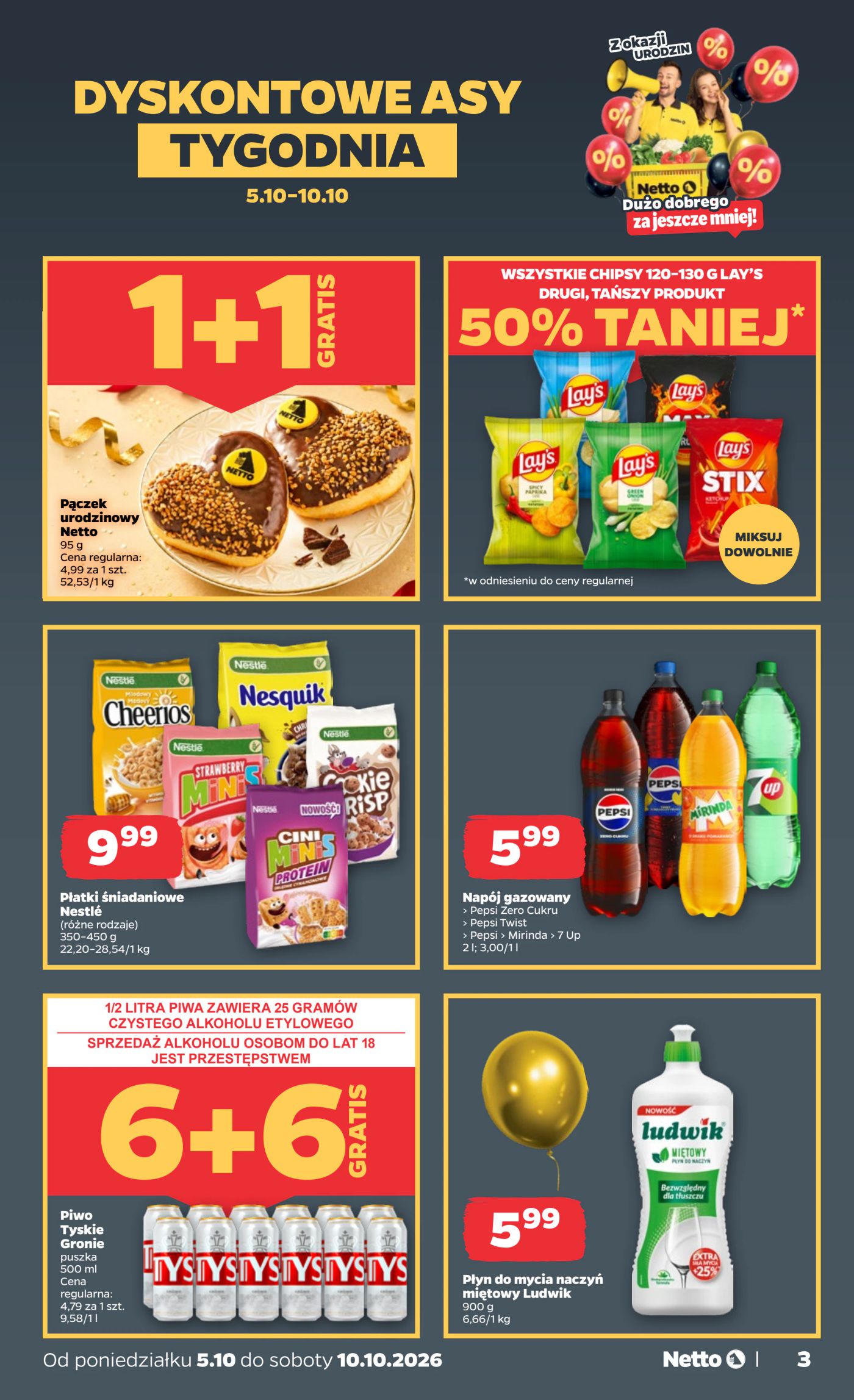 netto - Nowa gazetka Netto - Food ważna od 05.10.2026 do 10.10.2026 - page: 3