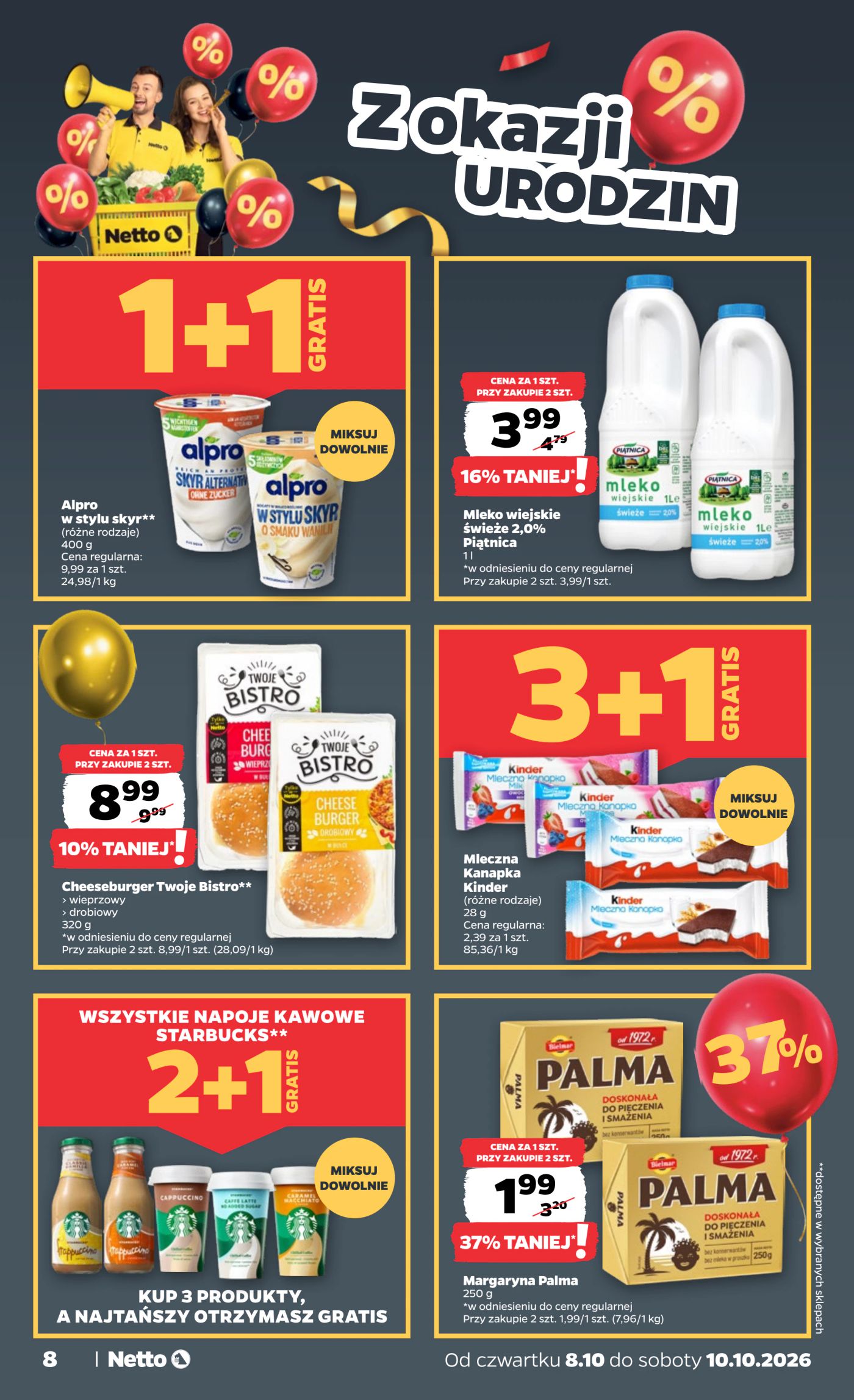 netto - Nowa gazetka Netto - Food ważna od 08.10.2026 do 10.10.2026 - page: 8