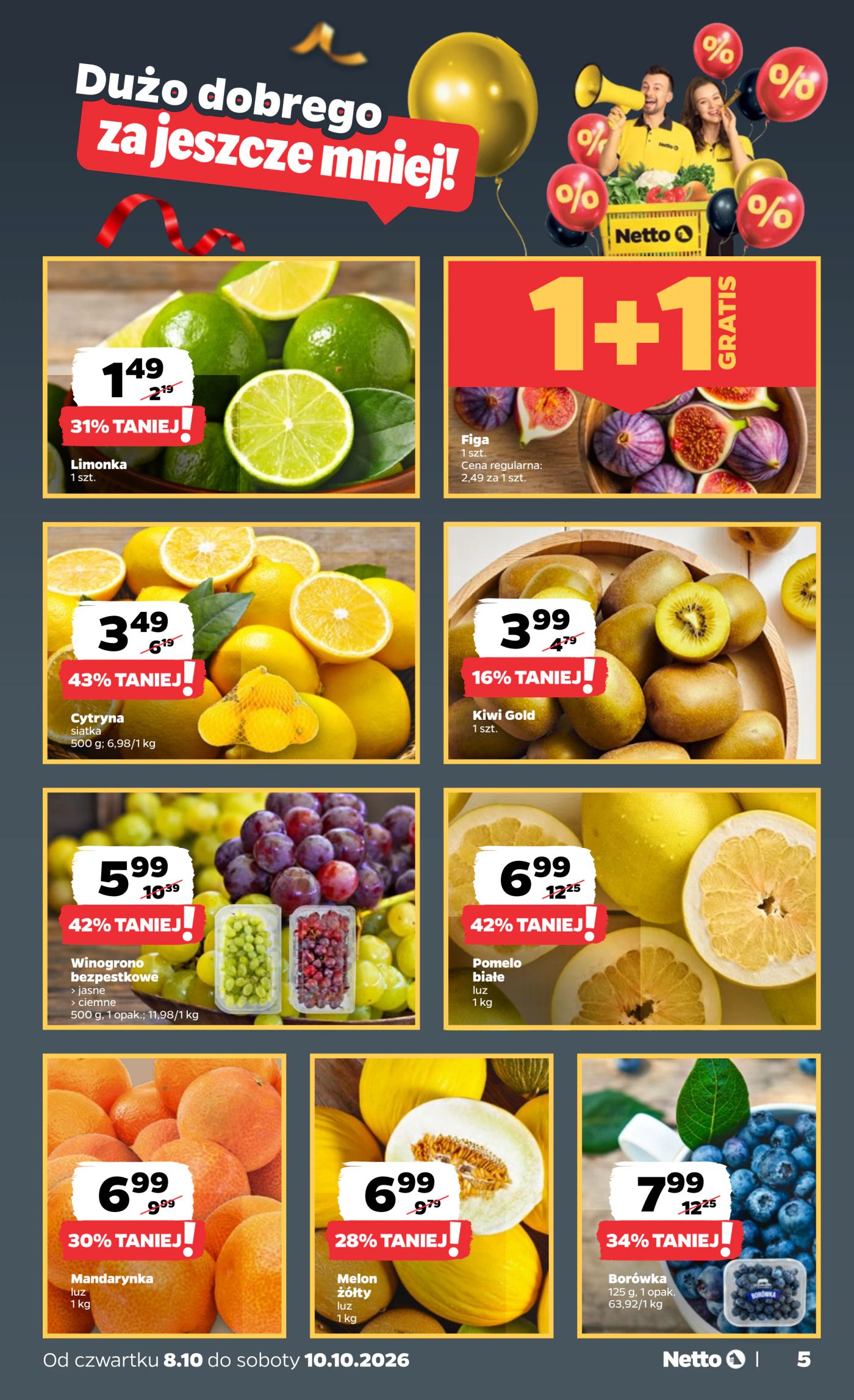 netto - Nowa gazetka Netto - Food ważna od 08.10.2026 do 10.10.2026 - page: 5