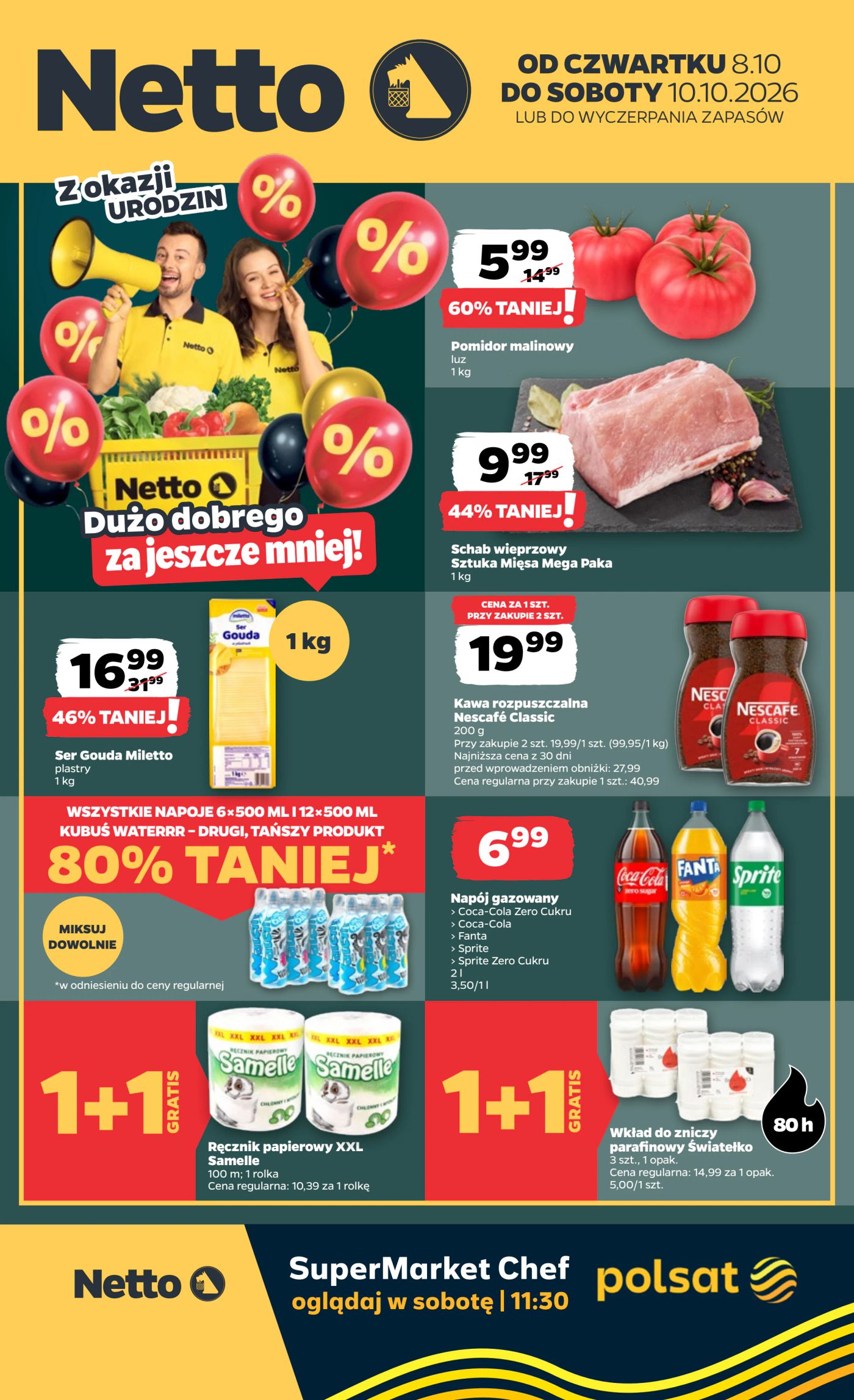 netto - Nowa gazetka Netto - Food ważna od 08.10.2026 do 10.10.2026