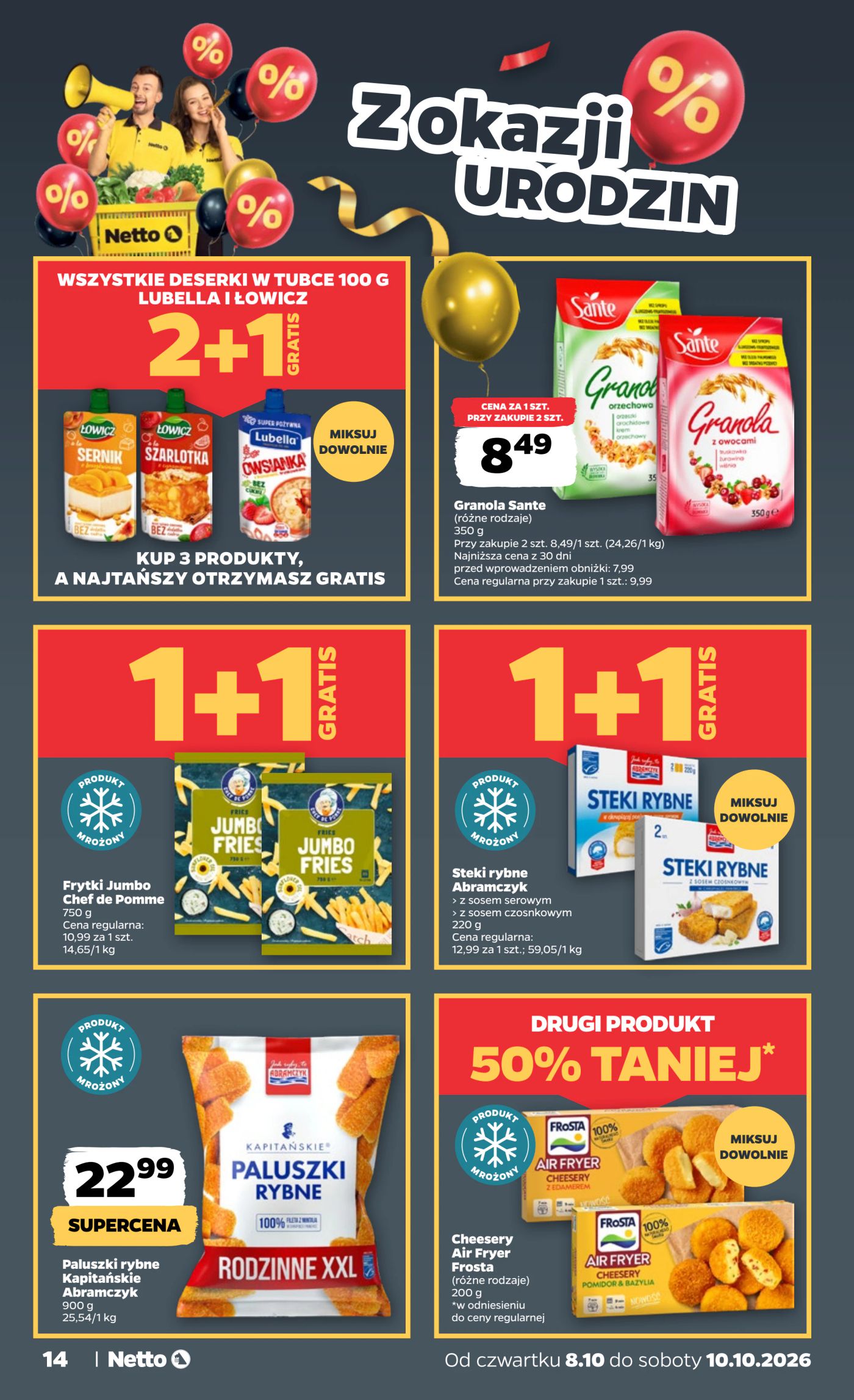 netto - Nowa gazetka Netto - Food ważna od 08.10.2026 do 10.10.2026 - page: 14