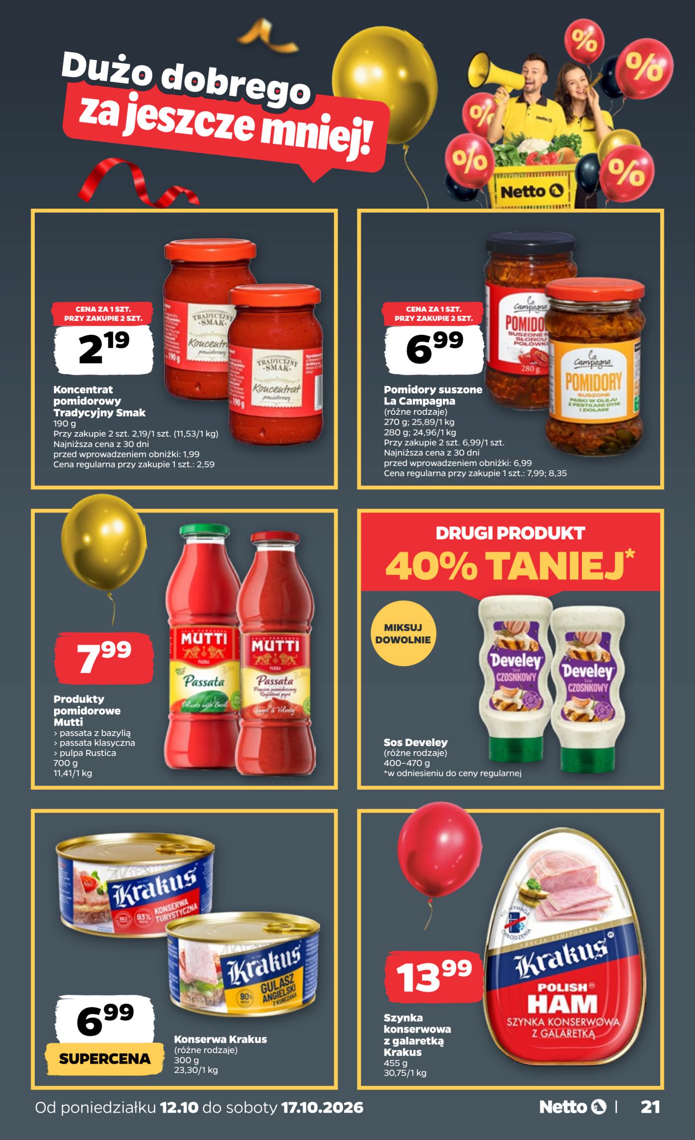 netto - Nowa gazetka Netto - Food ważna od 12.10.2026 do 17.10.2026 - page: 21