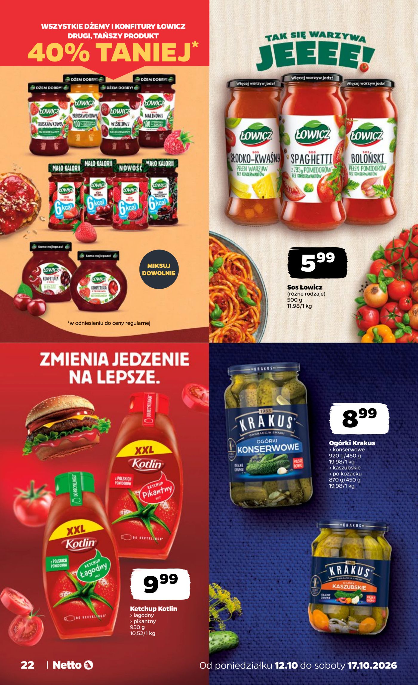 netto - Nowa gazetka Netto - Food ważna od 12.10.2026 do 17.10.2026 - page: 22