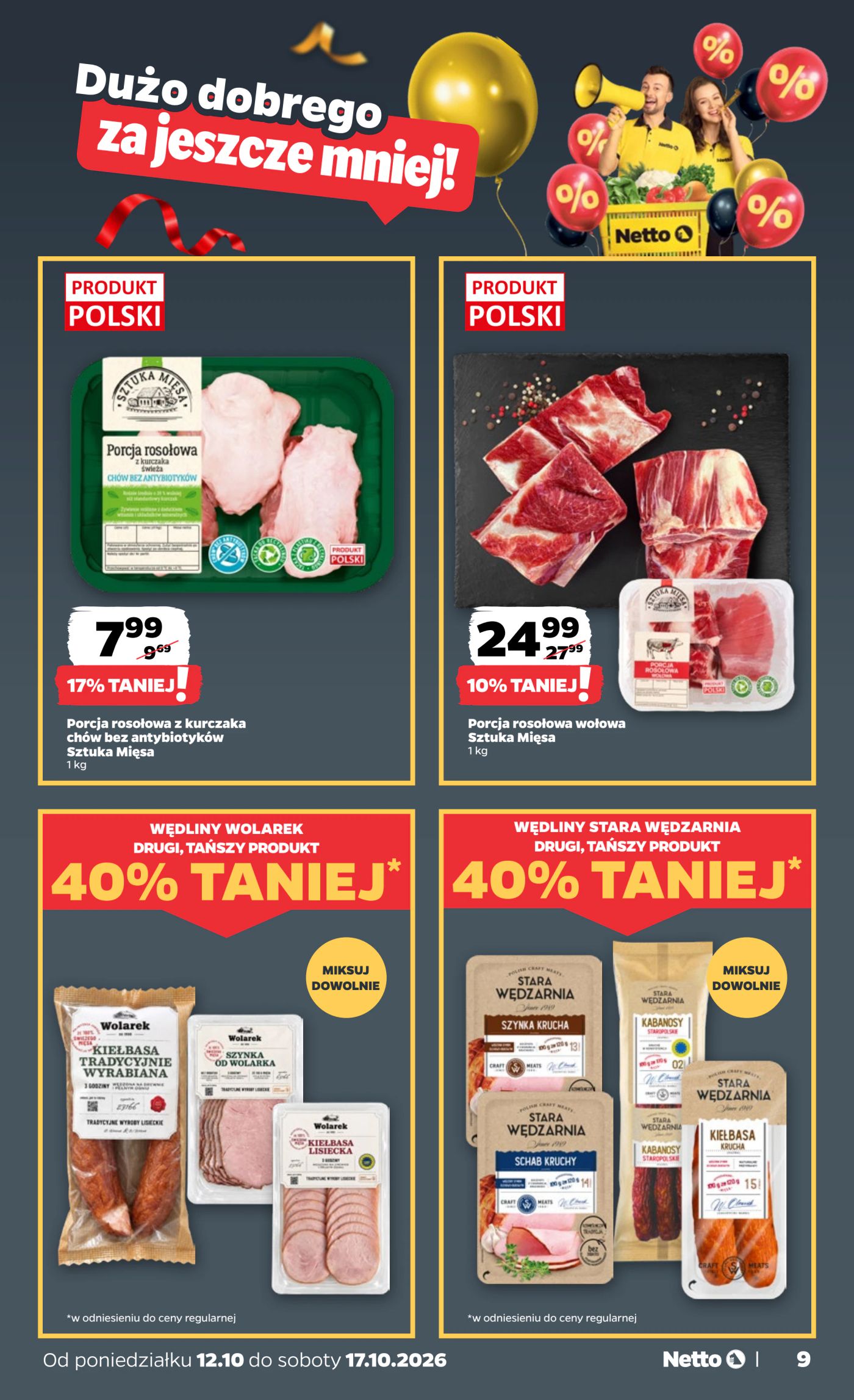 netto - Nowa gazetka Netto - Food ważna od 12.10.2026 do 17.10.2026 - page: 9