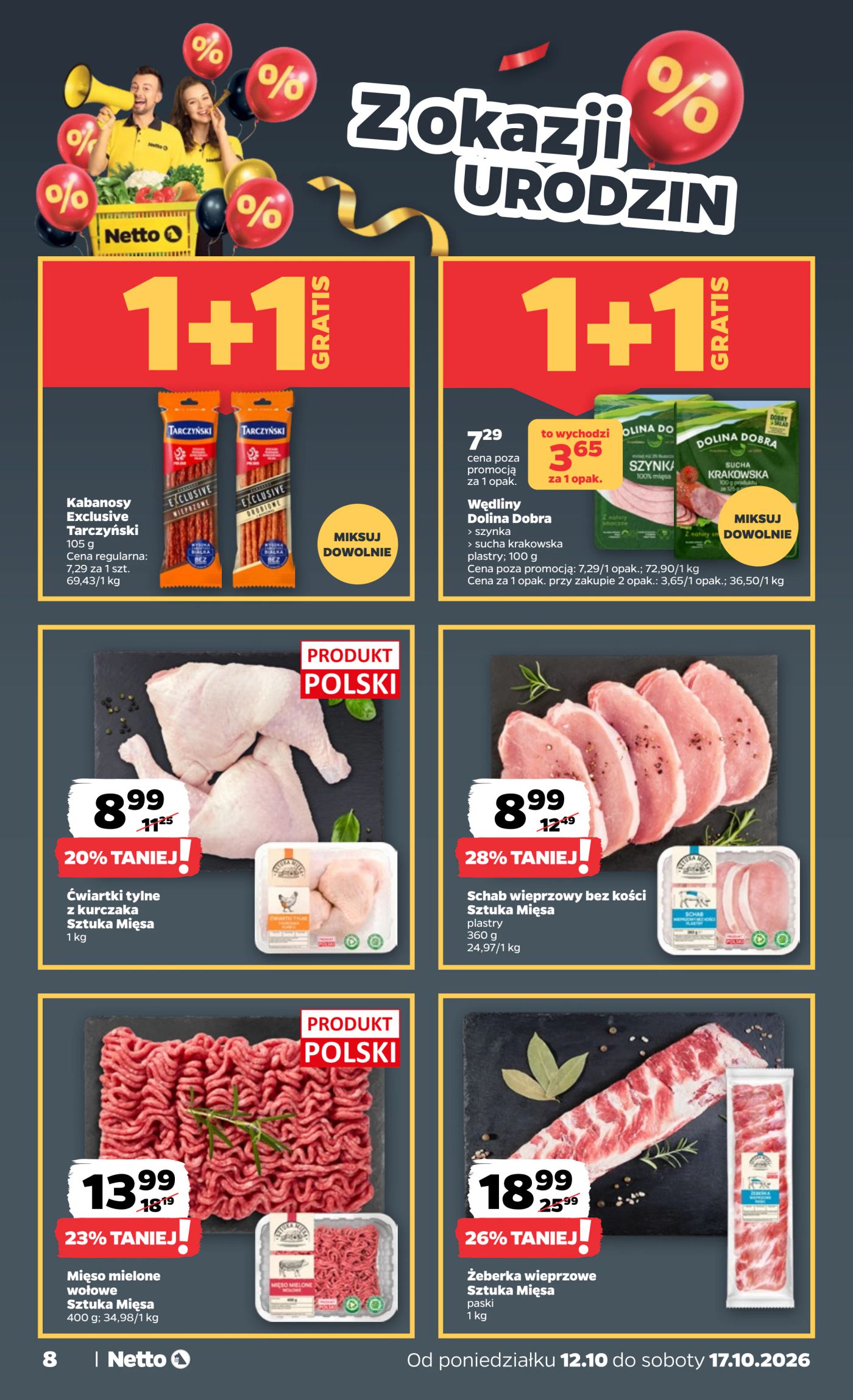 netto - Nowa gazetka Netto - Food ważna od 12.10.2026 do 17.10.2026 - page: 8