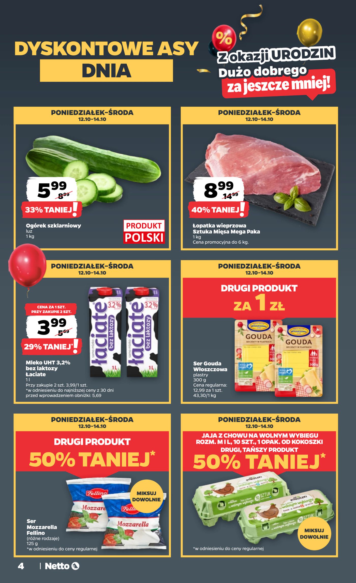 netto - Nowa gazetka Netto - Food ważna od 12.10.2026 do 17.10.2026 - page: 4