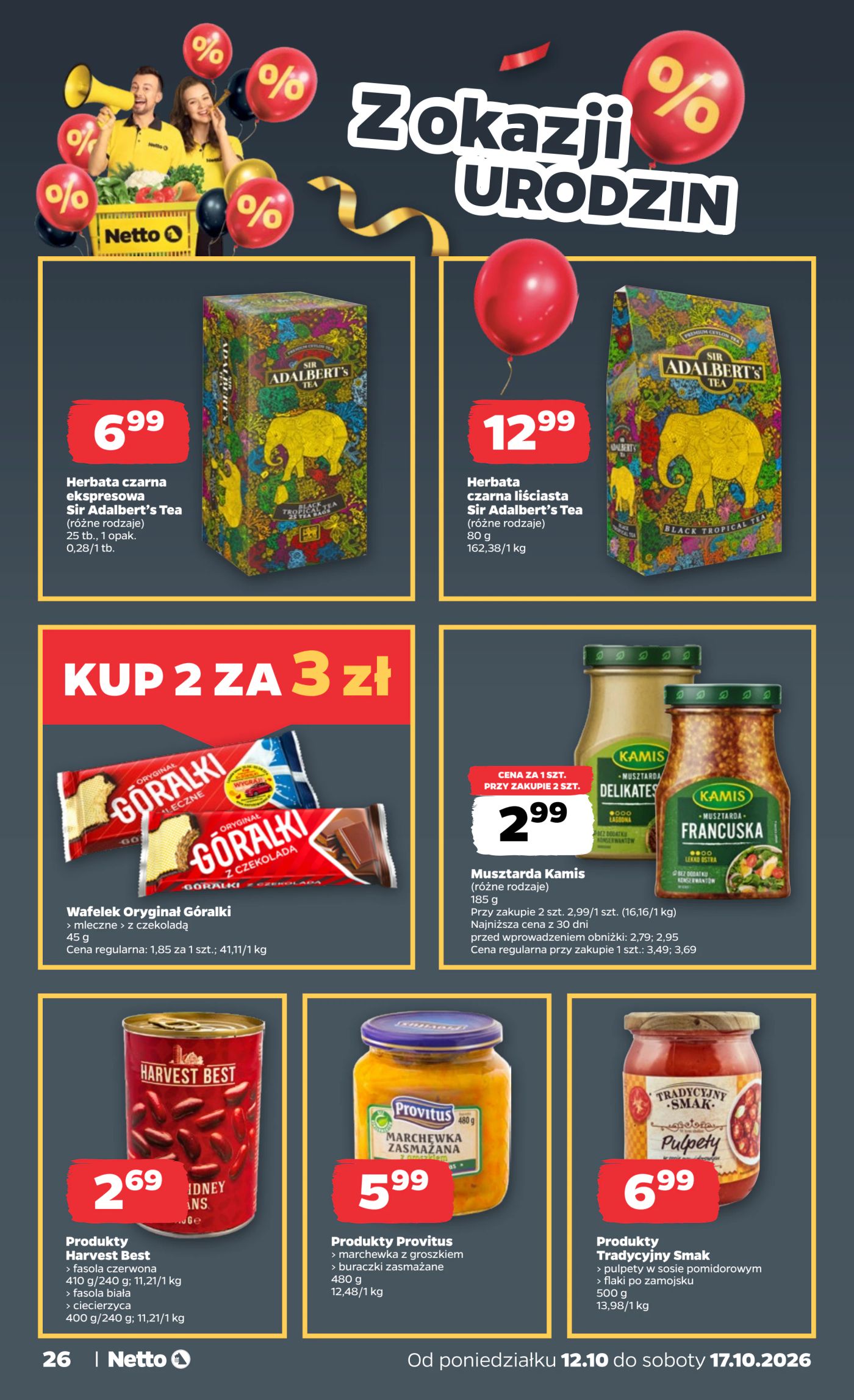 netto - Nowa gazetka Netto - Food ważna od 12.10.2026 do 17.10.2026 - page: 26