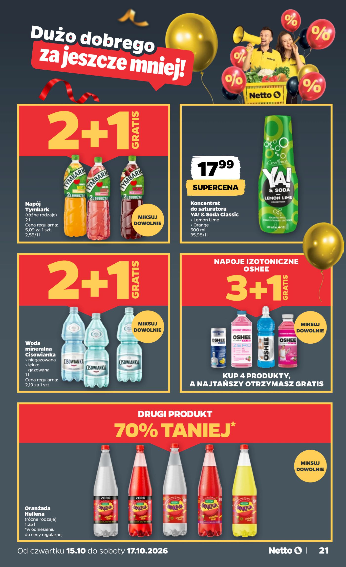 netto - Nowa gazetka Netto - Food ważna od 15.10.2026 do 17.10.2026 - page: 21