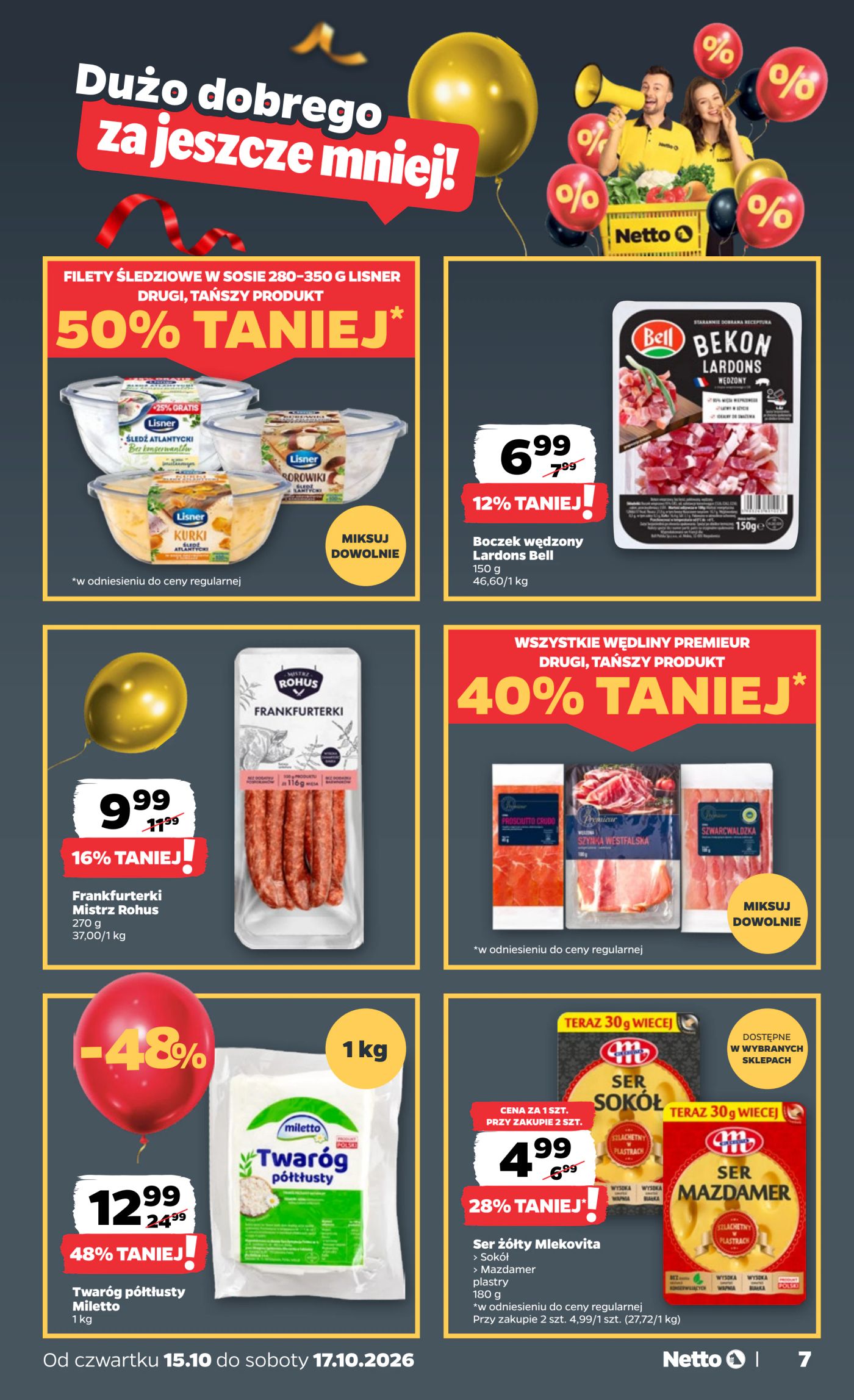 netto - Nowa gazetka Netto - Food ważna od 15.10.2026 do 17.10.2026 - page: 7