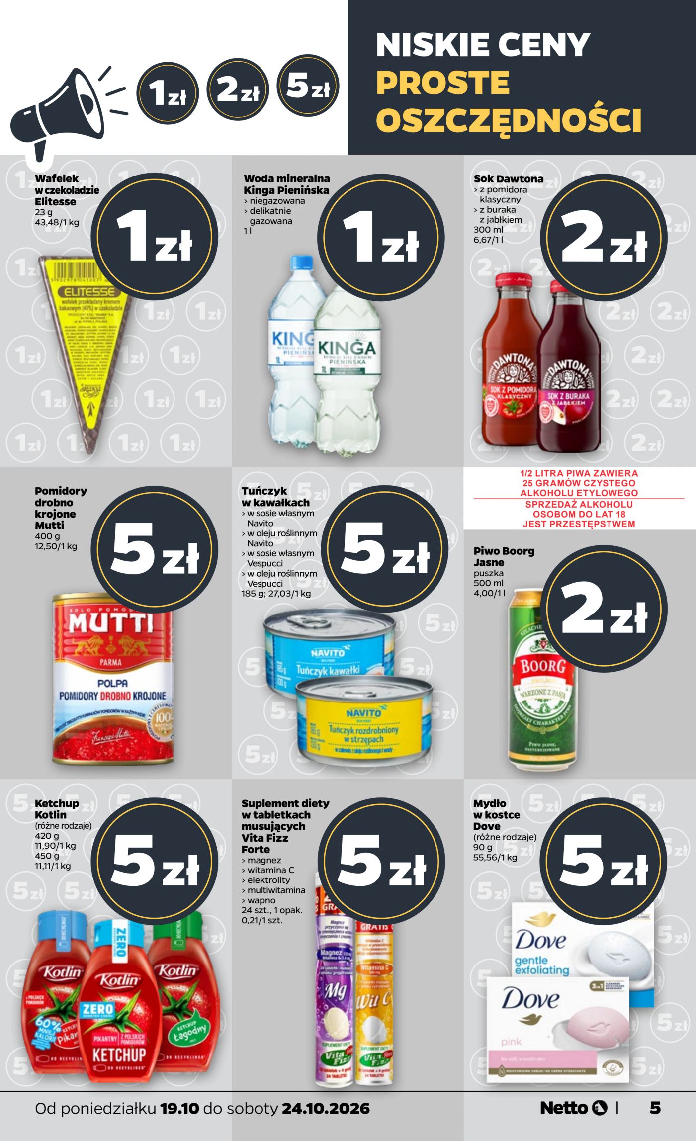 netto - Nowa gazetka Netto - Food ważna od 19.10.2026 do 24.10.2026 - page: 5