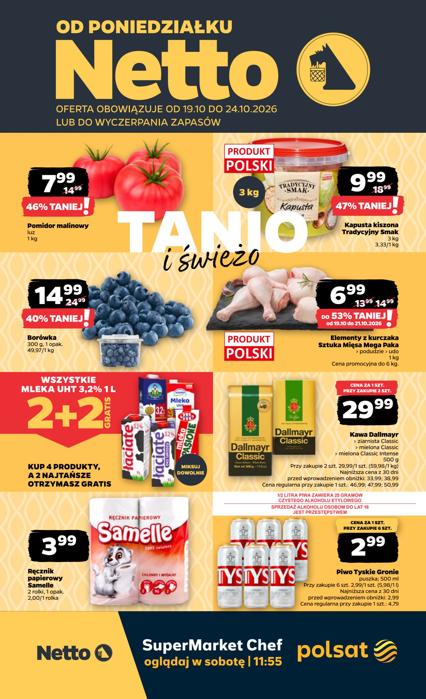 netto - Nowa gazetka Netto - Food ważna od 19.10.2026 do 24.10.2026