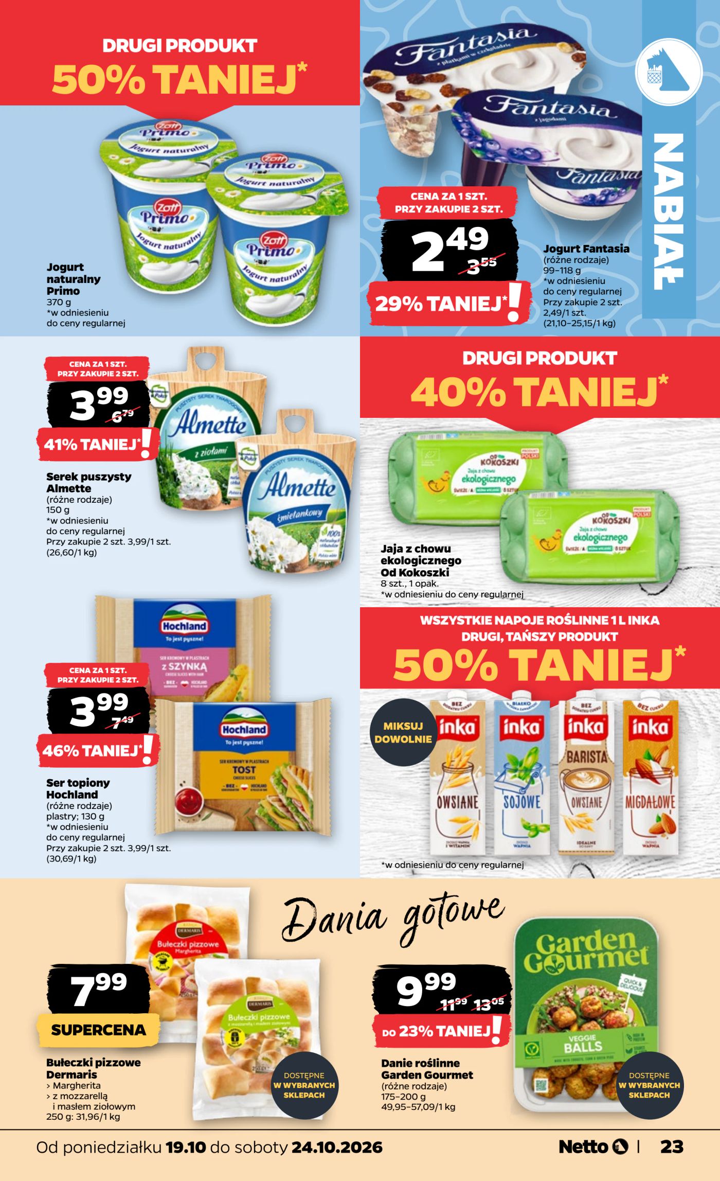 netto - Nowa gazetka Netto - Food ważna od 19.10.2026 do 24.10.2026 - page: 23