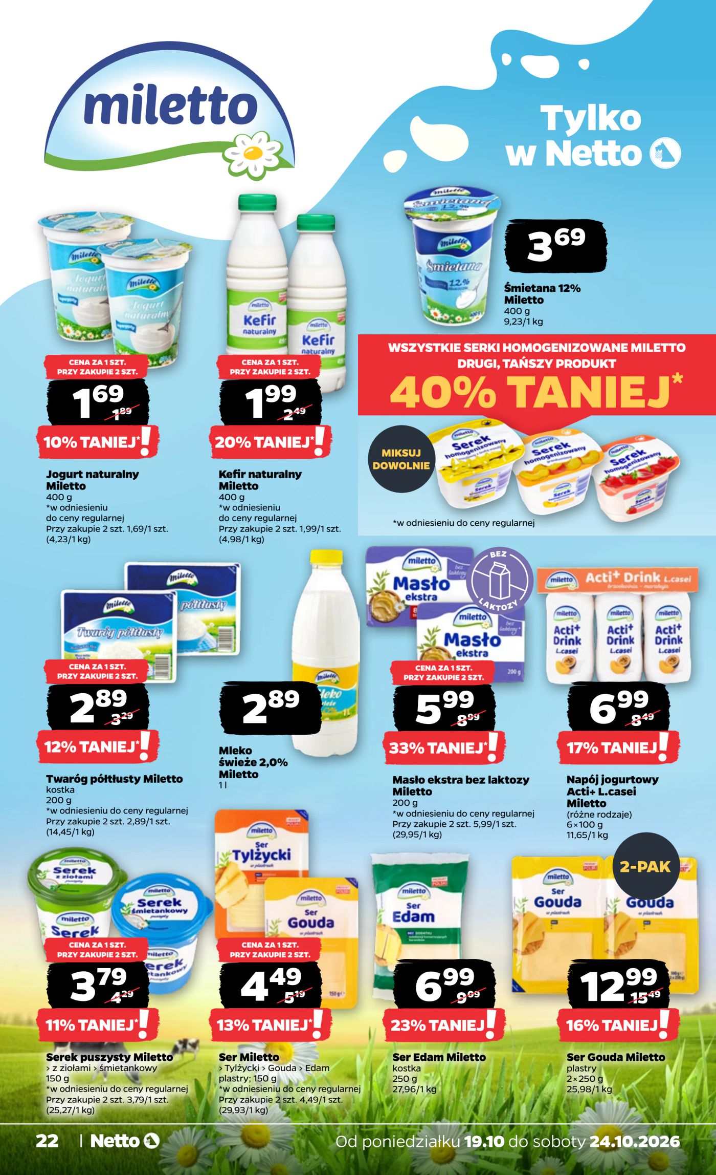 netto - Nowa gazetka Netto - Food ważna od 19.10.2026 do 24.10.2026 - page: 22