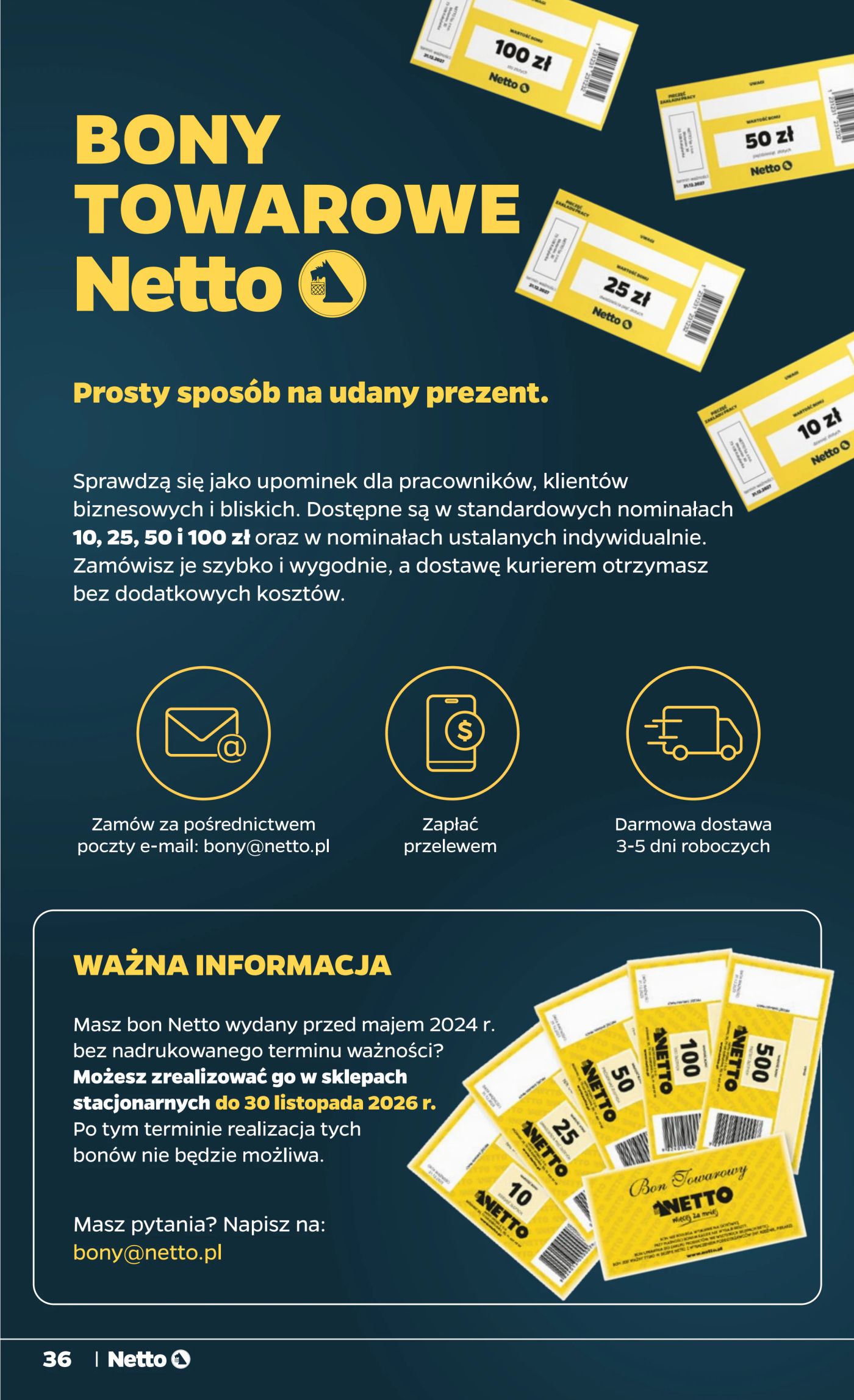 netto - Nowa gazetka Netto - Food ważna od 19.10.2026 do 24.10.2026 - page: 36