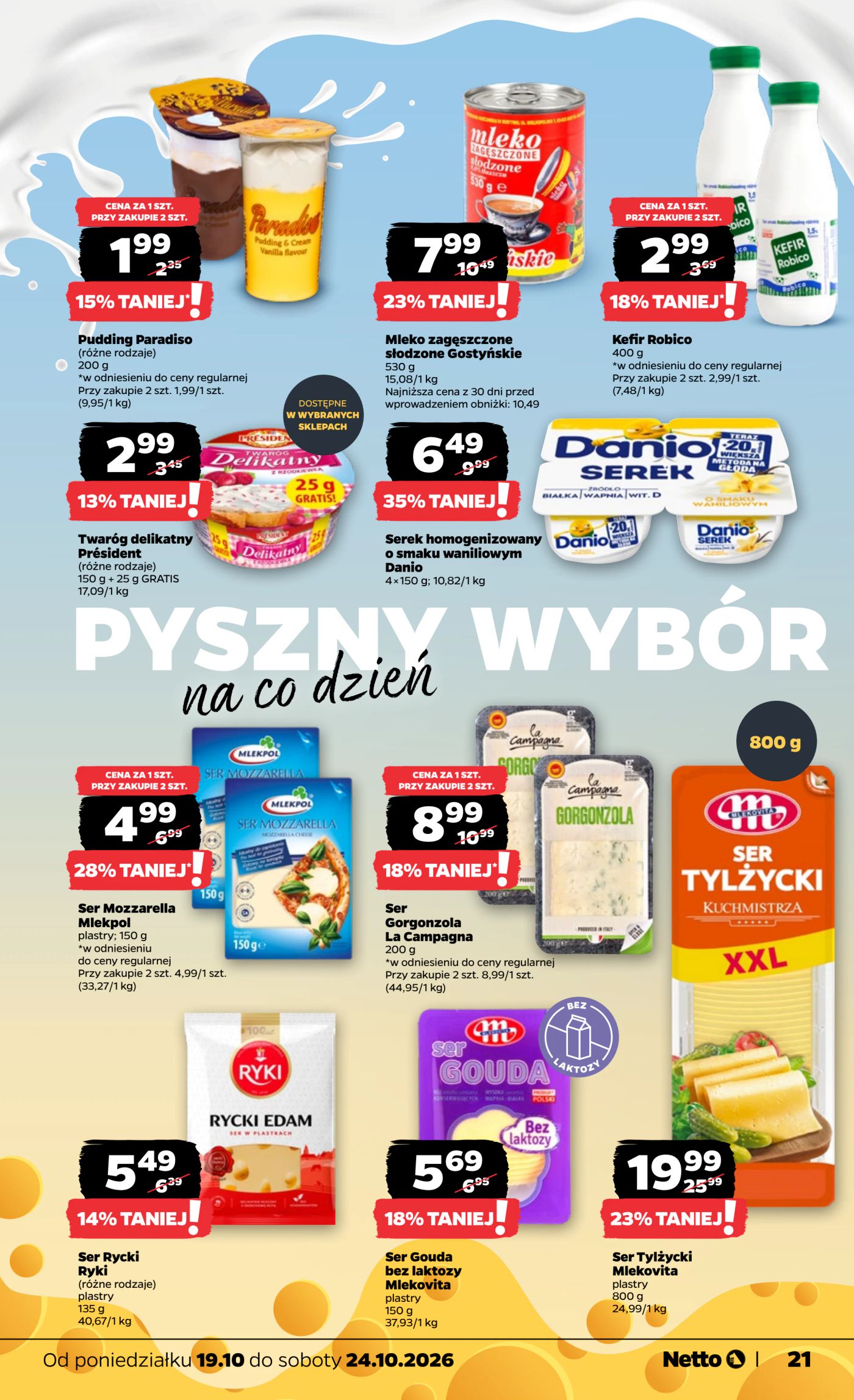 netto - Nowa gazetka Netto - Food ważna od 19.10.2026 do 24.10.2026 - page: 21