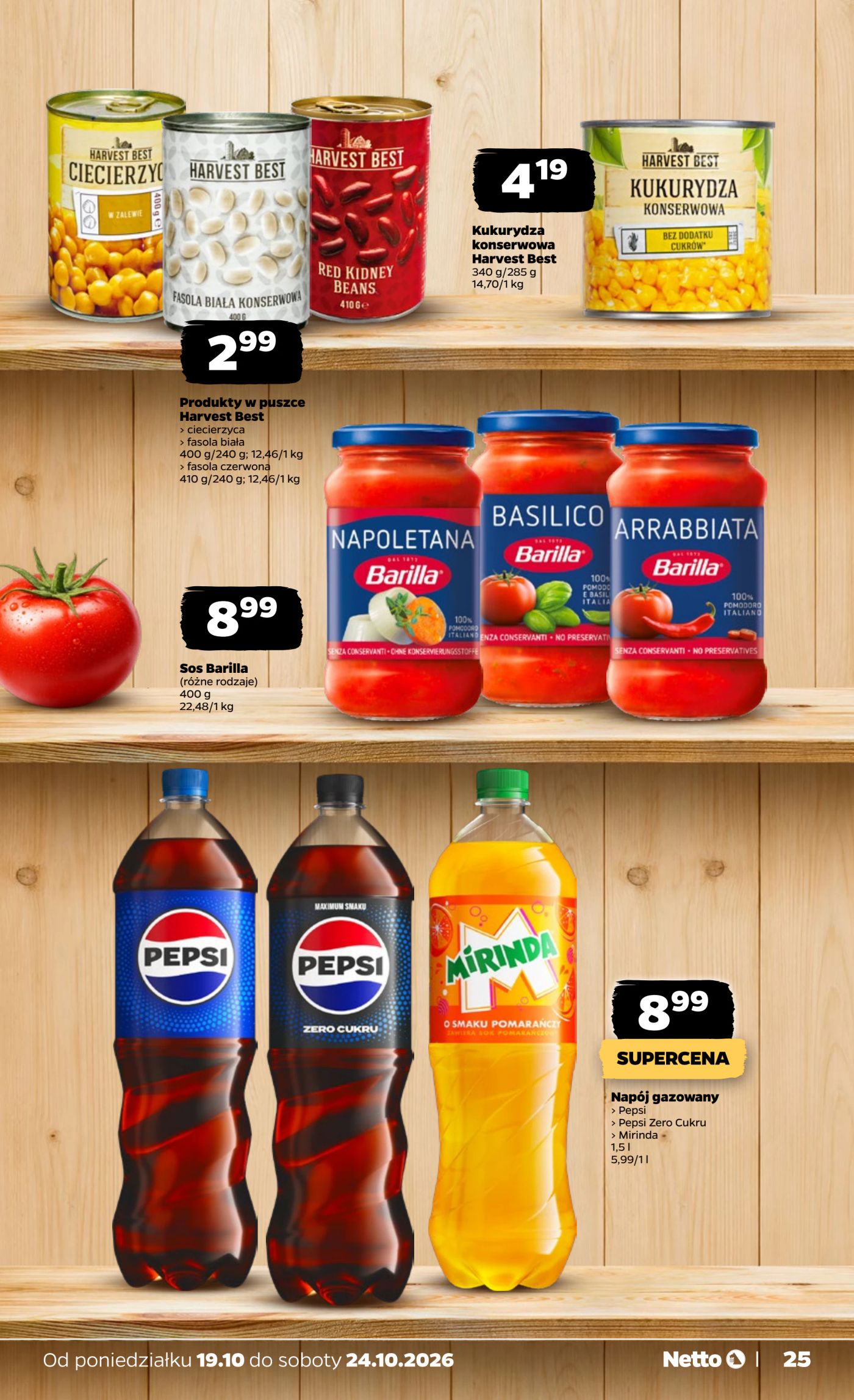 netto - Nowa gazetka Netto - Food ważna od 19.10.2026 do 24.10.2026 - page: 25
