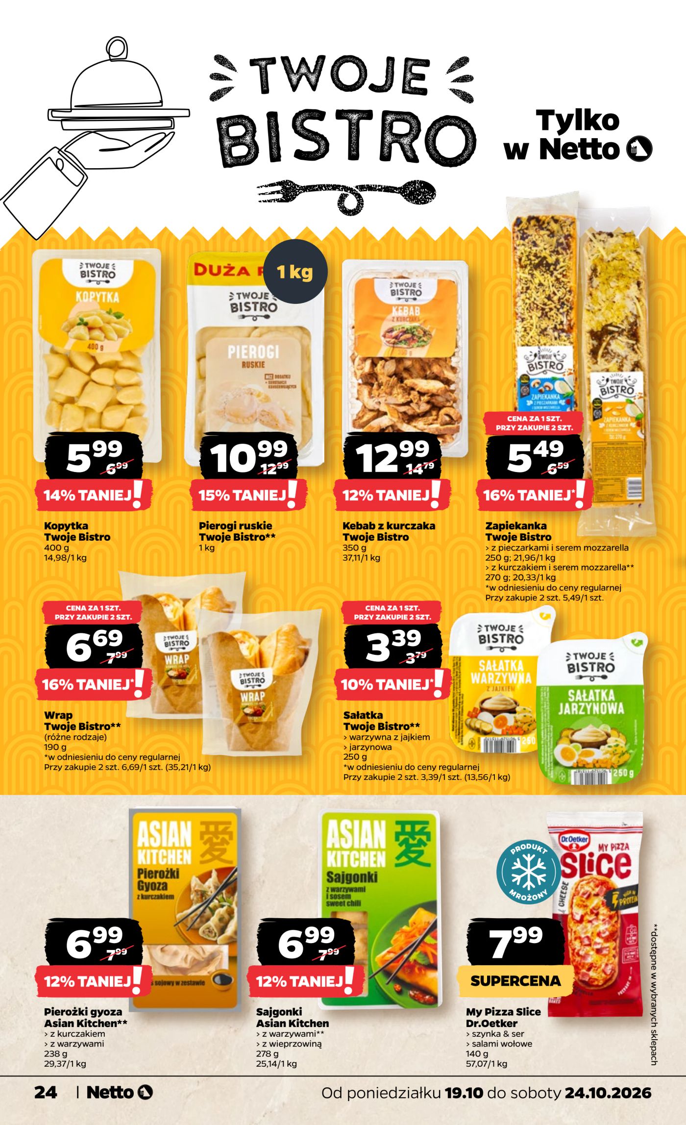 netto - Nowa gazetka Netto - Food ważna od 19.10.2026 do 24.10.2026 - page: 24