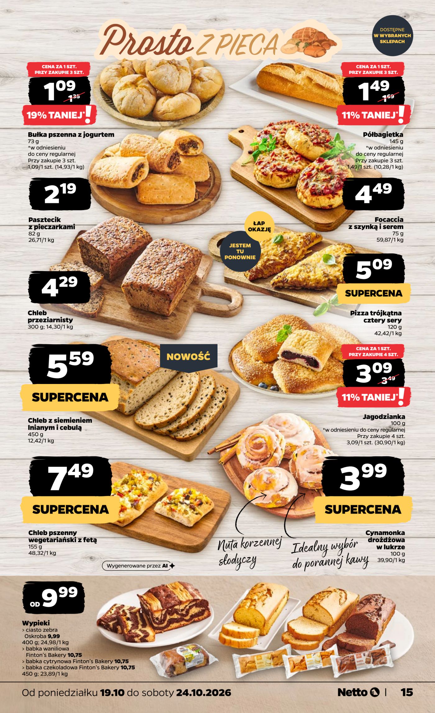 netto - Nowa gazetka Netto - Food ważna od 19.10.2026 do 24.10.2026 - page: 15